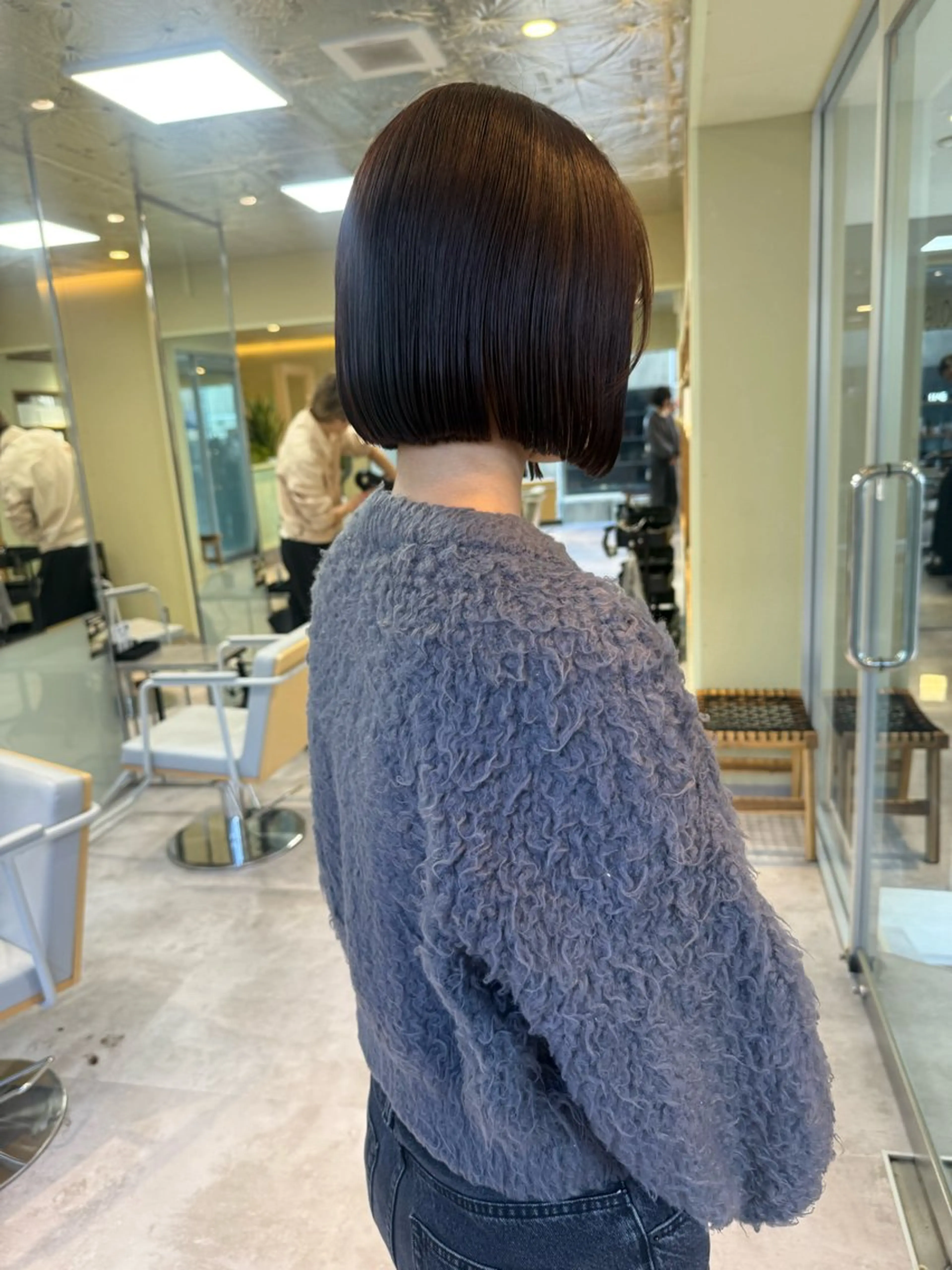 ショート カラー カット ヘアカラー 伶風/ボブ/ ハッシュカットのヘアスタイル