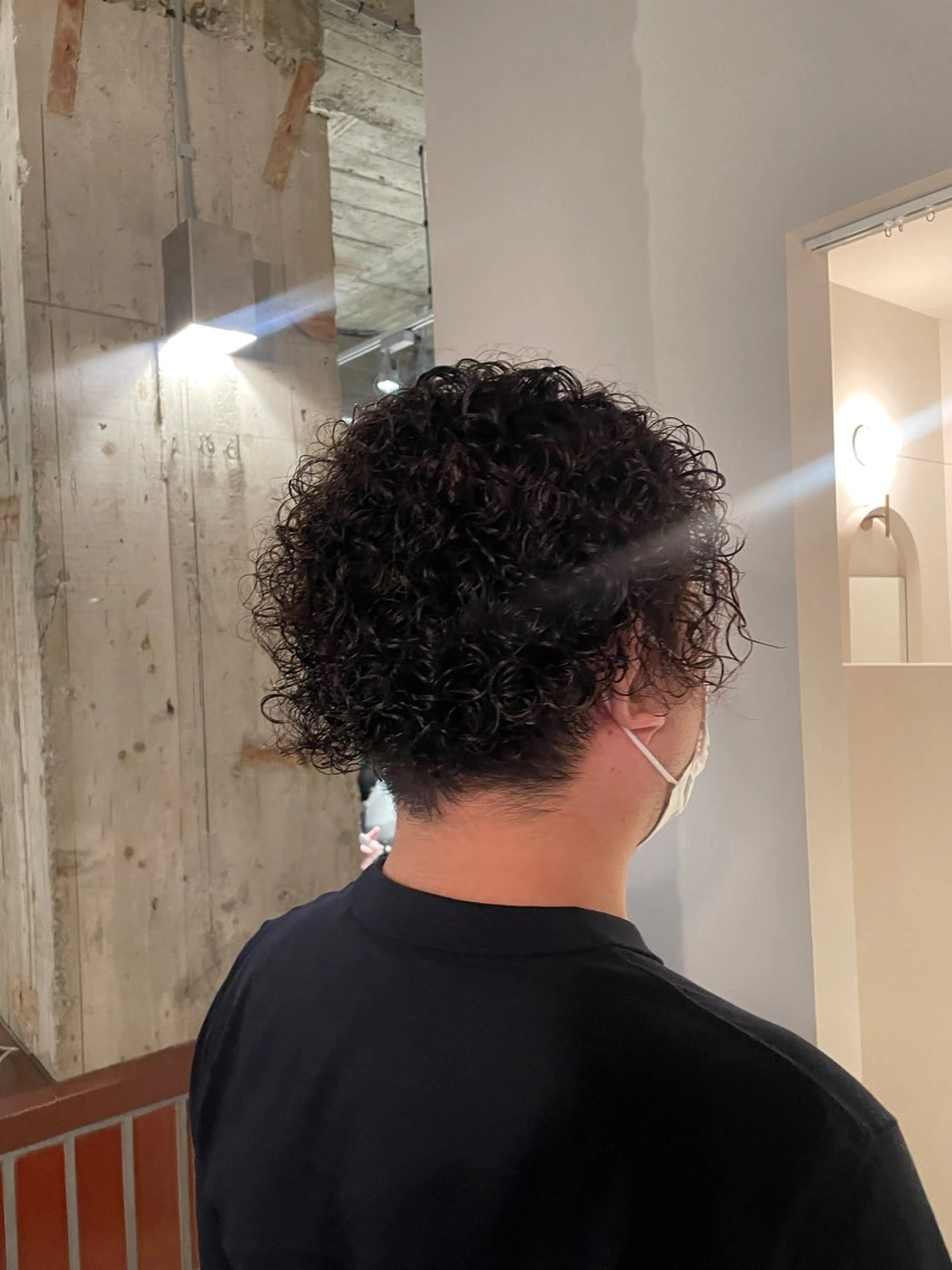 ショート パーマ 森田 鴻之介のヘアスタイル