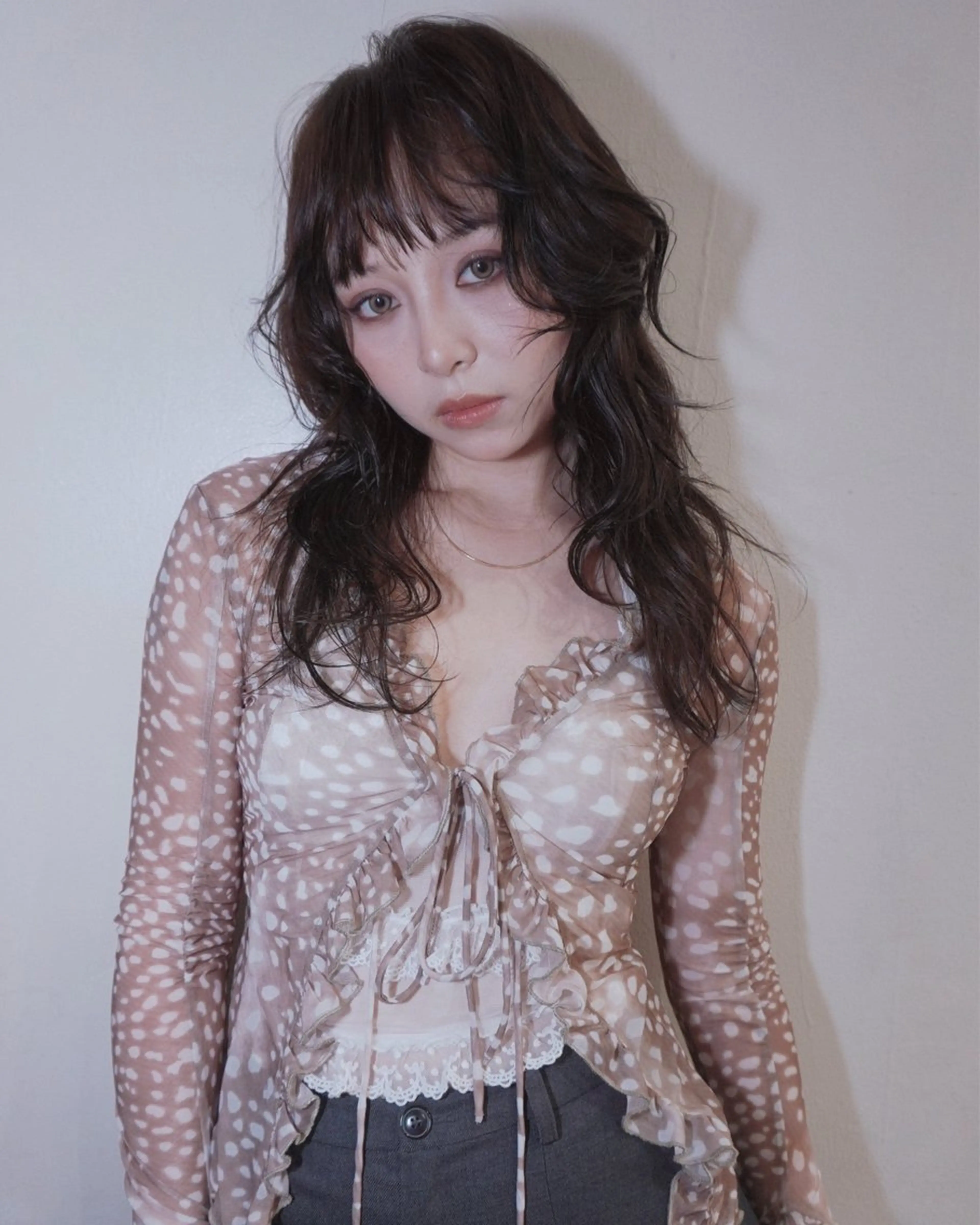 セミロング レイヤーカット/ 管原久遠のヘアスタイル