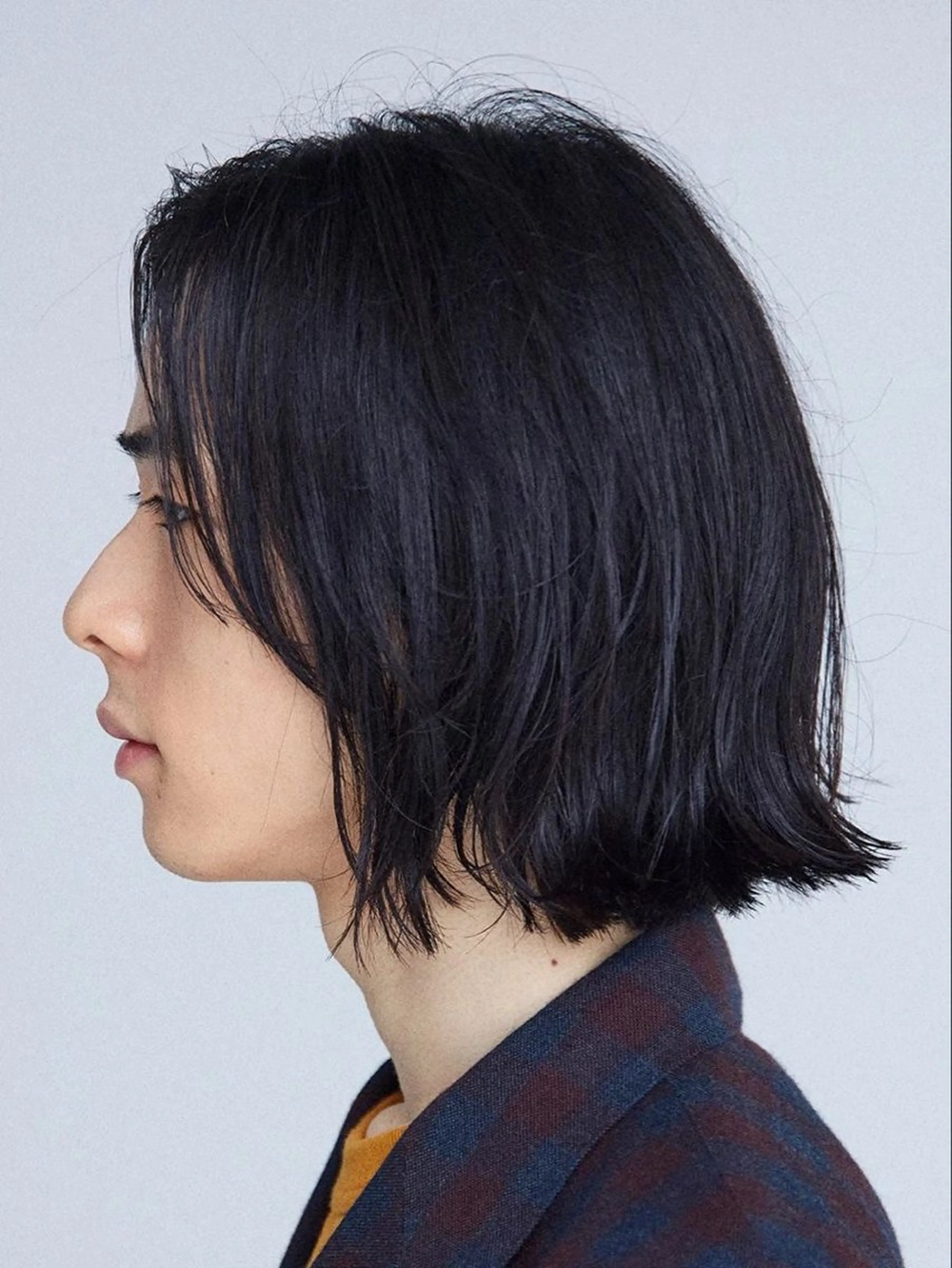 ミディアム メンズ ボブ 🦋高岡 ゆうが🦋のヘアスタイル