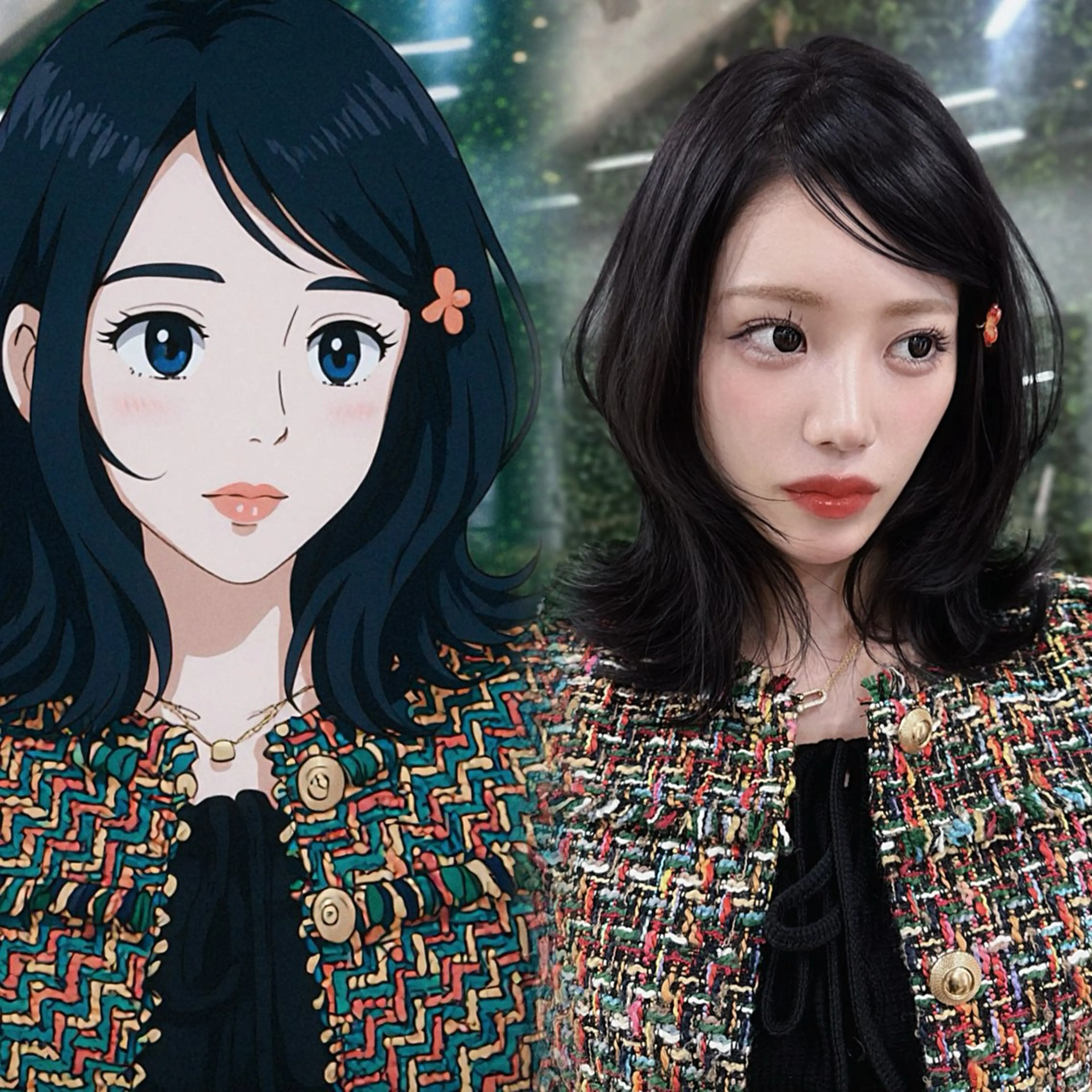 ミディアム カラー Pocket仙台 💚モエリのヘアスタイル