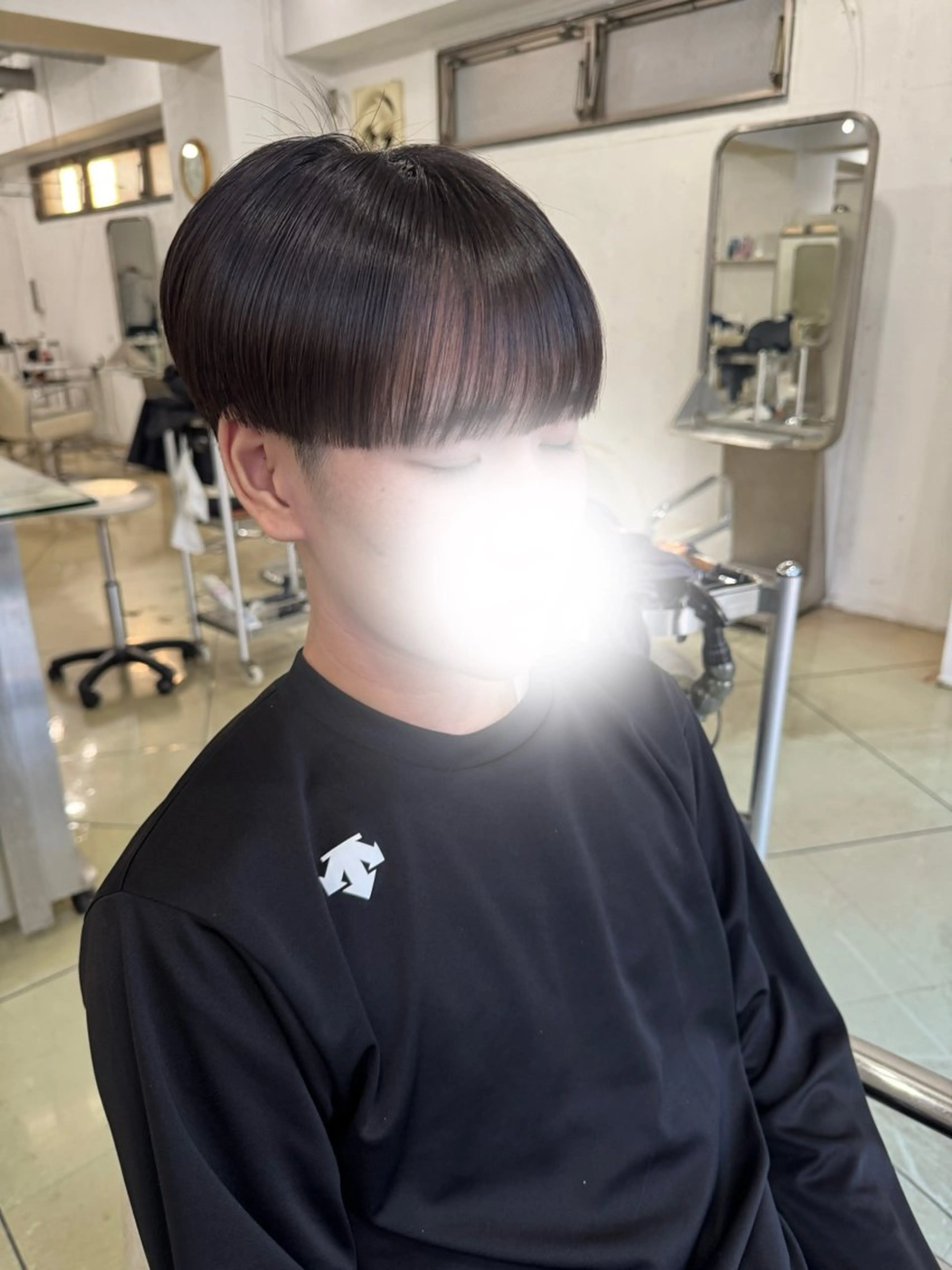 ショート メンズ メンズ韓国風 韓国マッシュ マッシュ シースルーマッシュ 韓国風ヘア カット ✂︎レディース のメンズカット屋さんのヘアスタイル