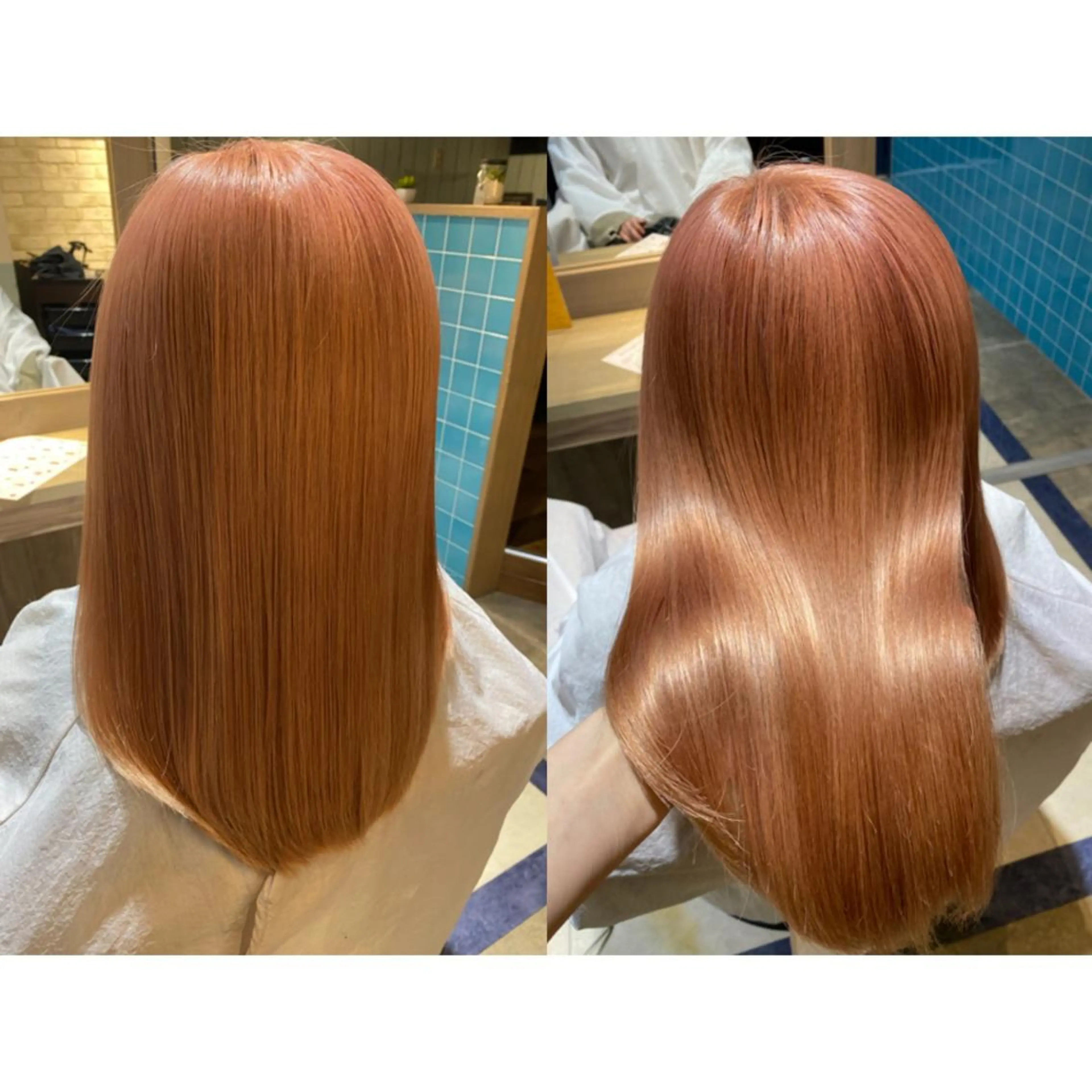 カラー ブリーチ カット トリートメント 🐻結んで可愛い hair EMI🐻のヘアスタイル