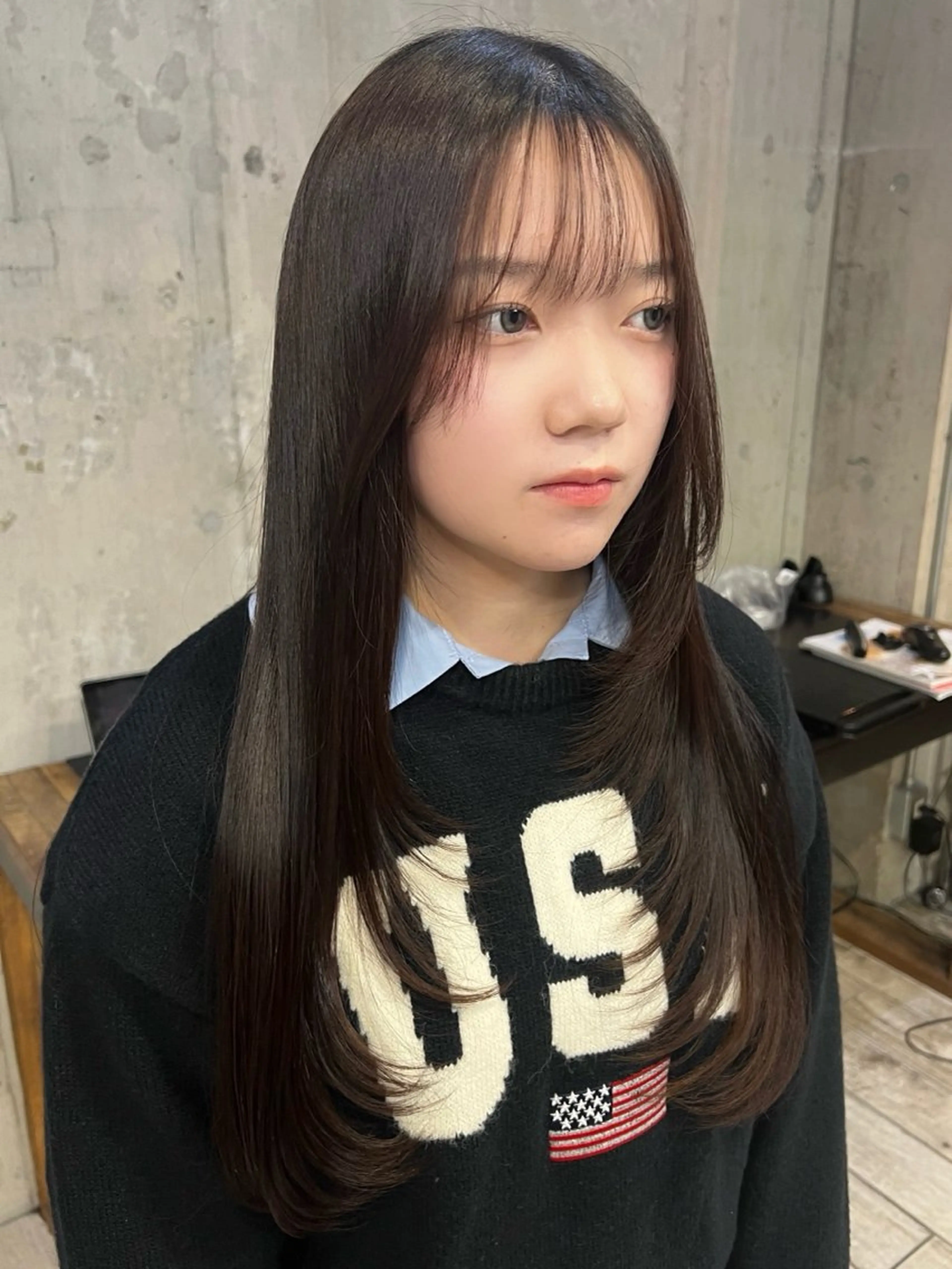 ロング レイヤーカット momo /鍛冶屋町のヘアスタイル