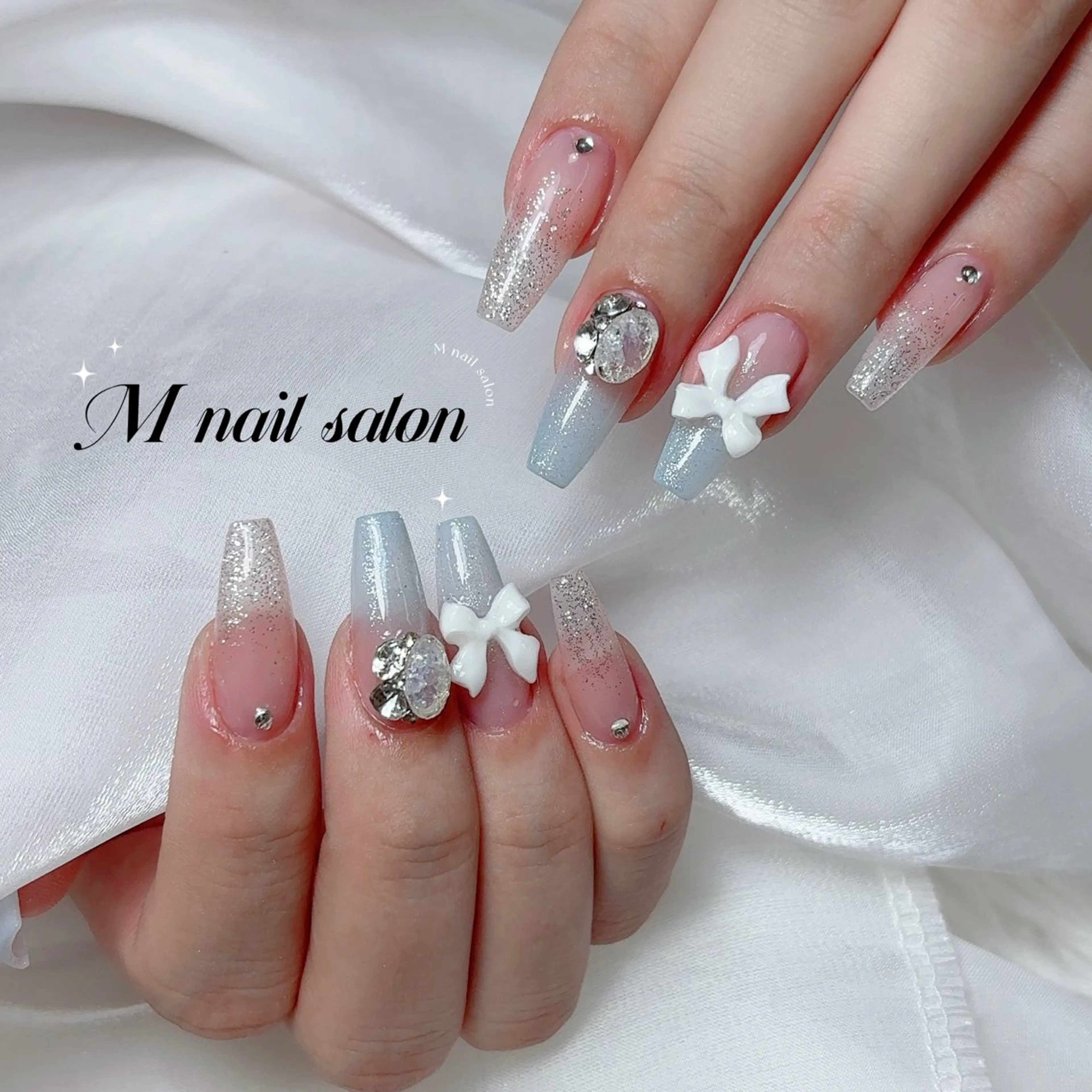ネイル ハンドネイル M🌷nail 長さだし専門店のネイルデザイン