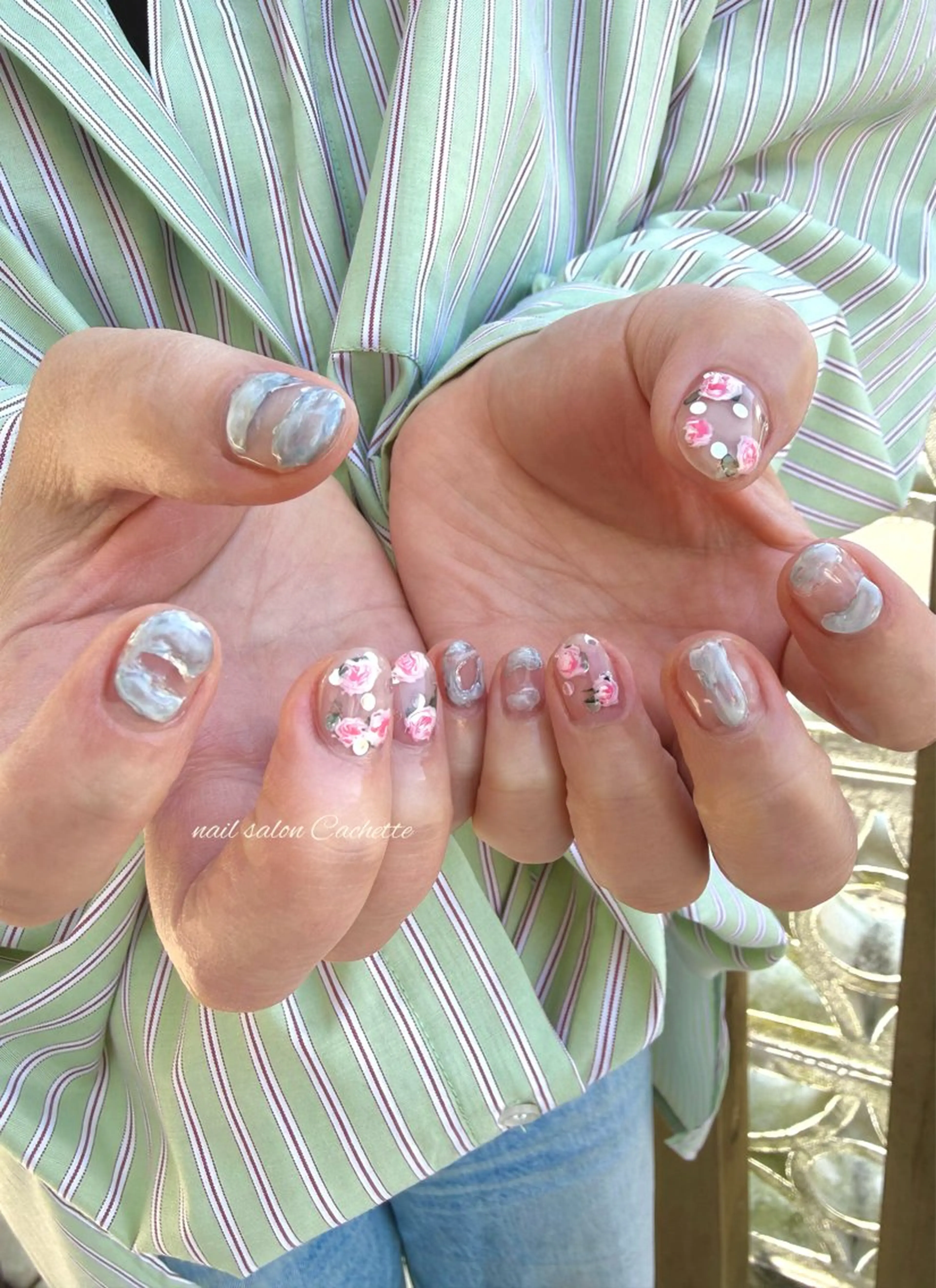 ネイル ハンドネイル ✧Cachette✧ YUKARIのネイルデザイン