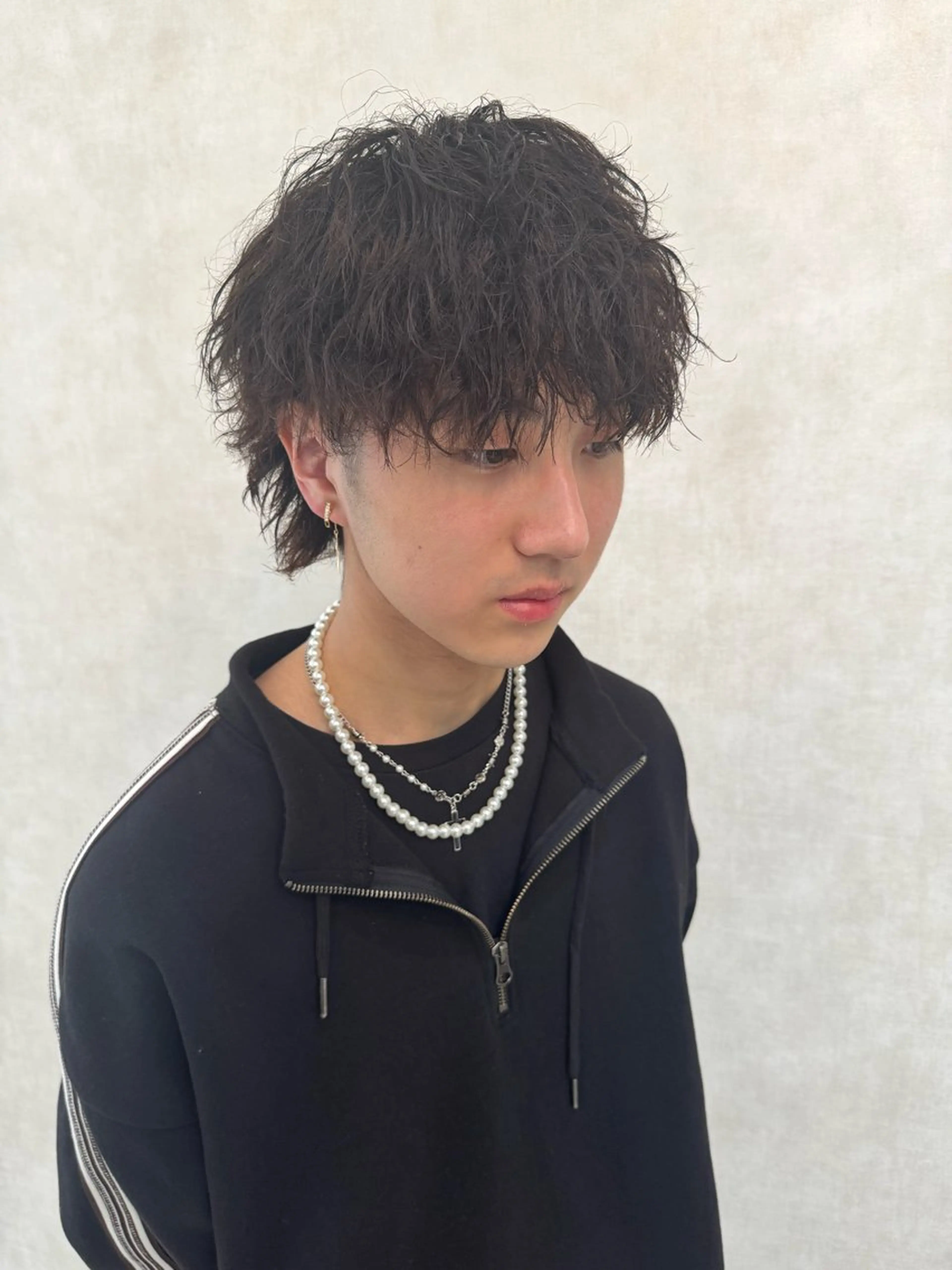 メンズ カット パーマ &tigre 佐藤秀太のヘアスタイル