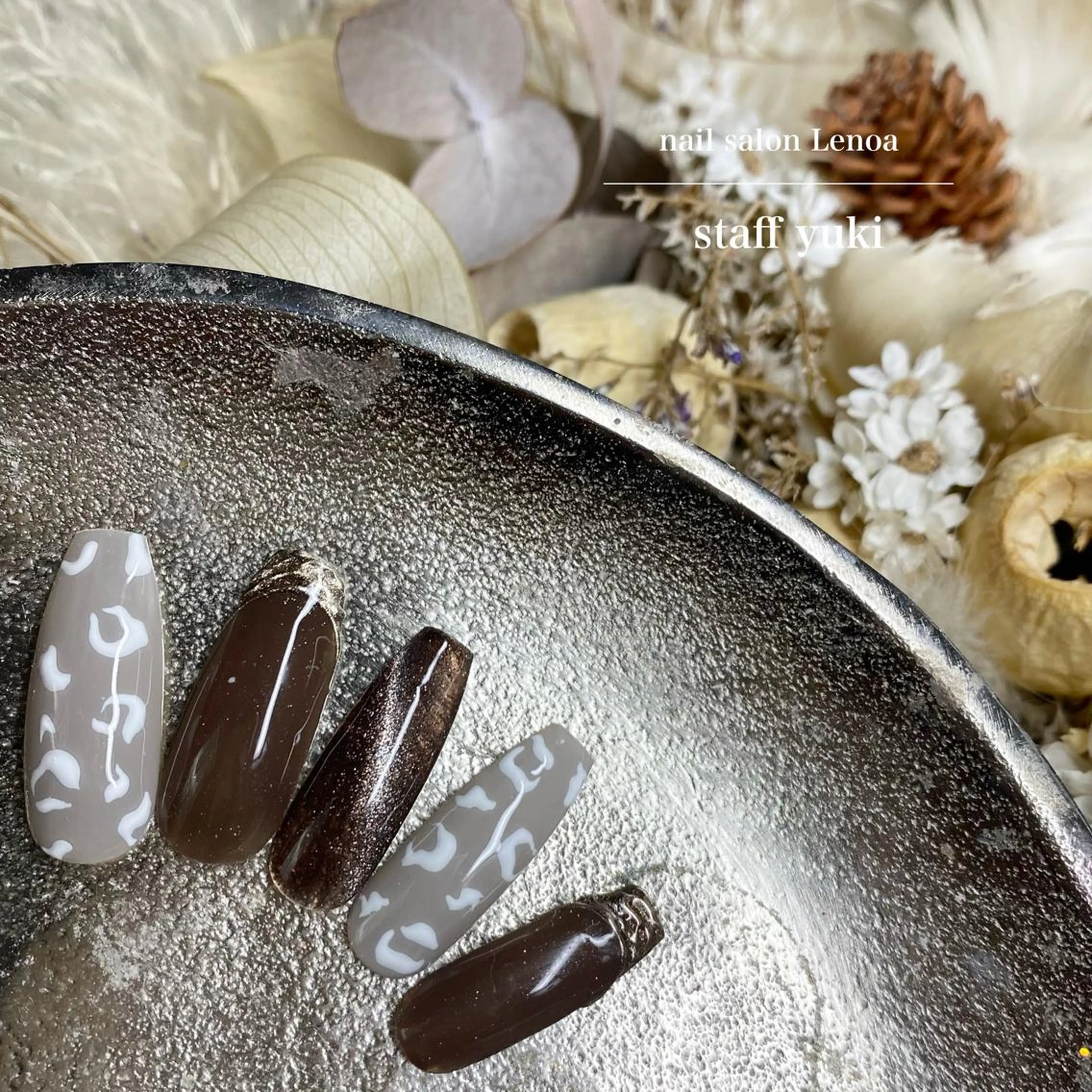ネイル ハンドネイル Lenoa Yukiのネイルデザイン