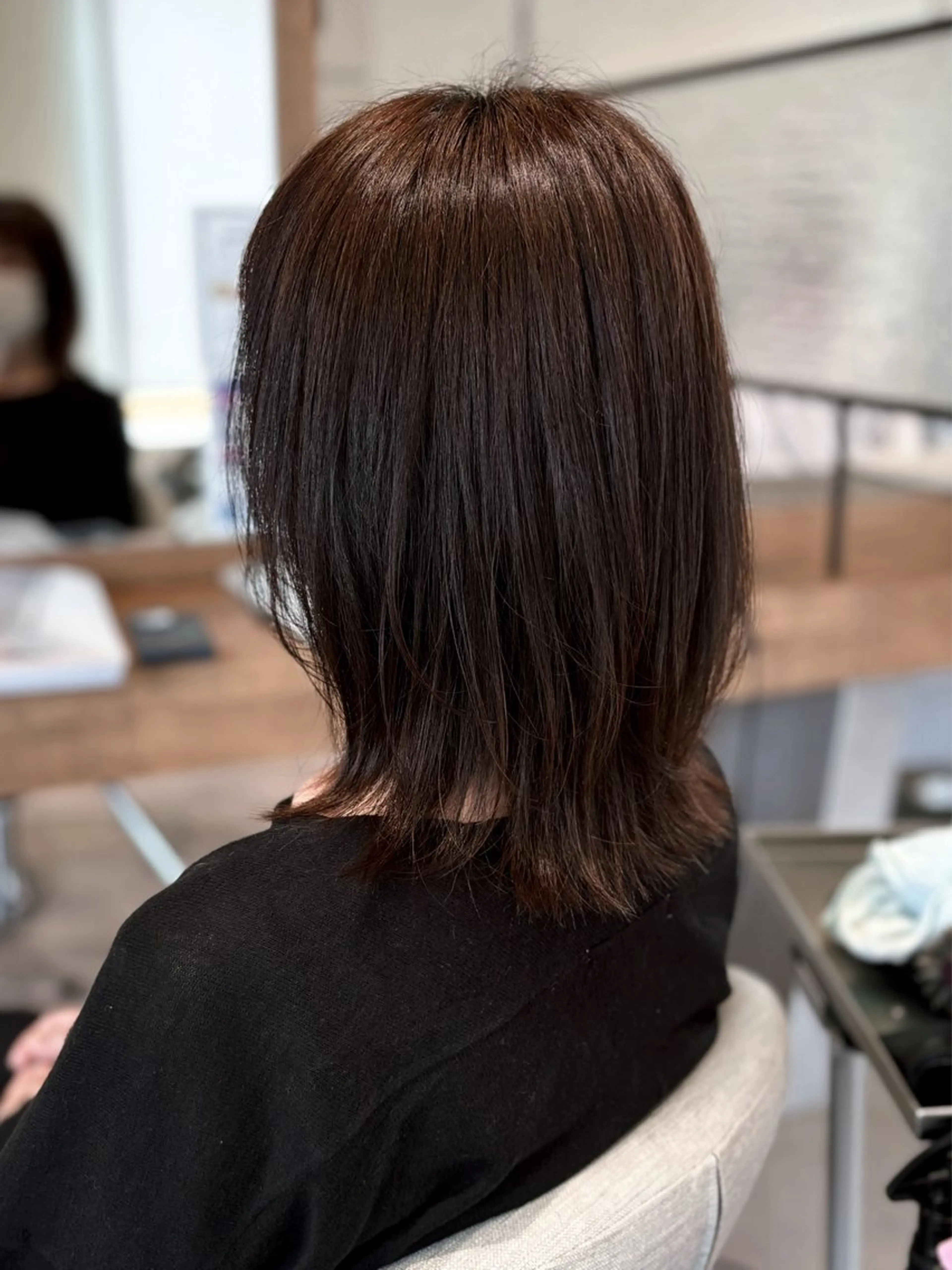 ミディアム ウルフカット カット トリートメント Zina.金上美玲 ✲Layer✲南船橋のヘアスタイル