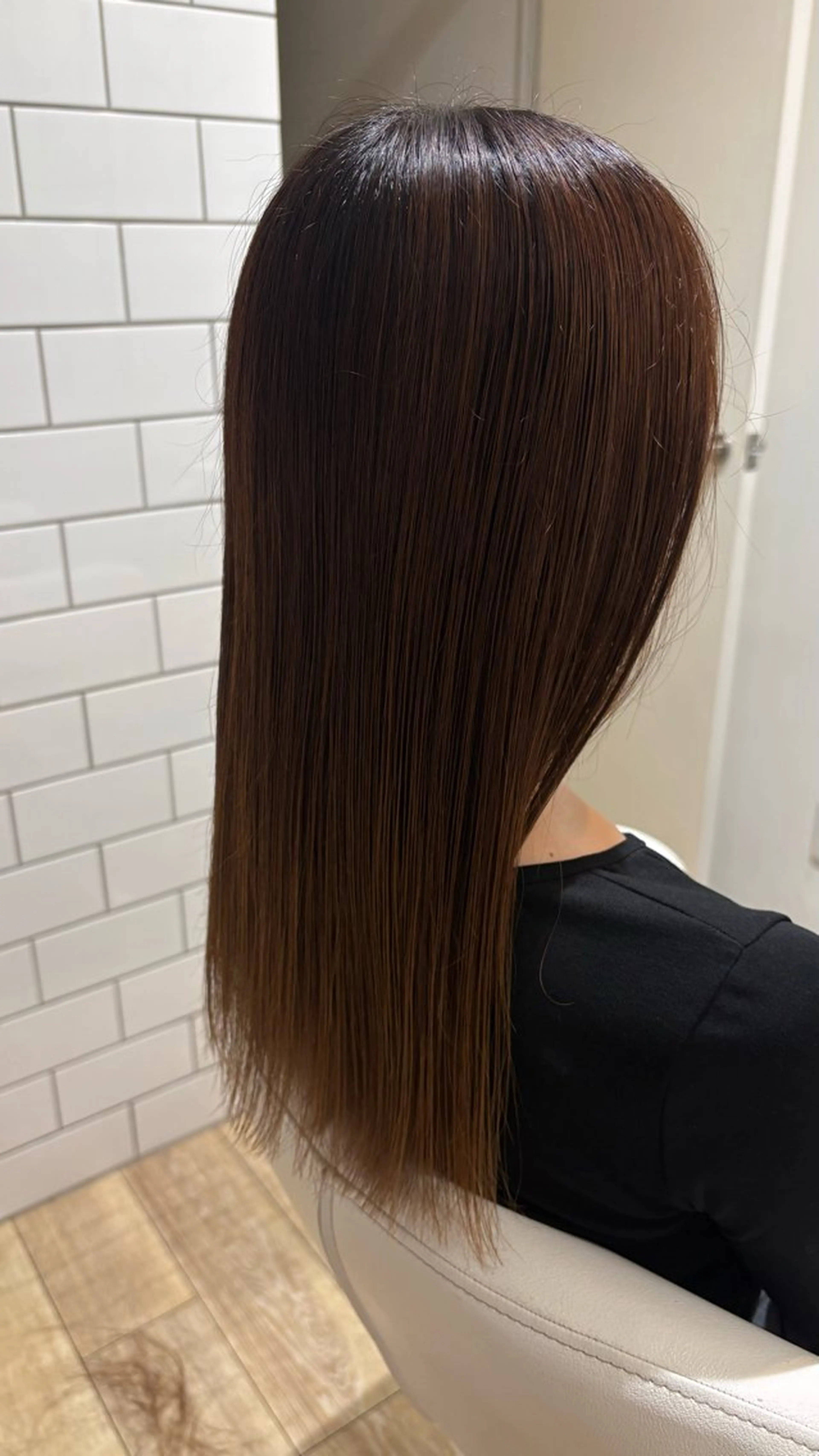ロング カラー カット トリートメント 似合わせ 顔周りYUUGAのヘアスタイル