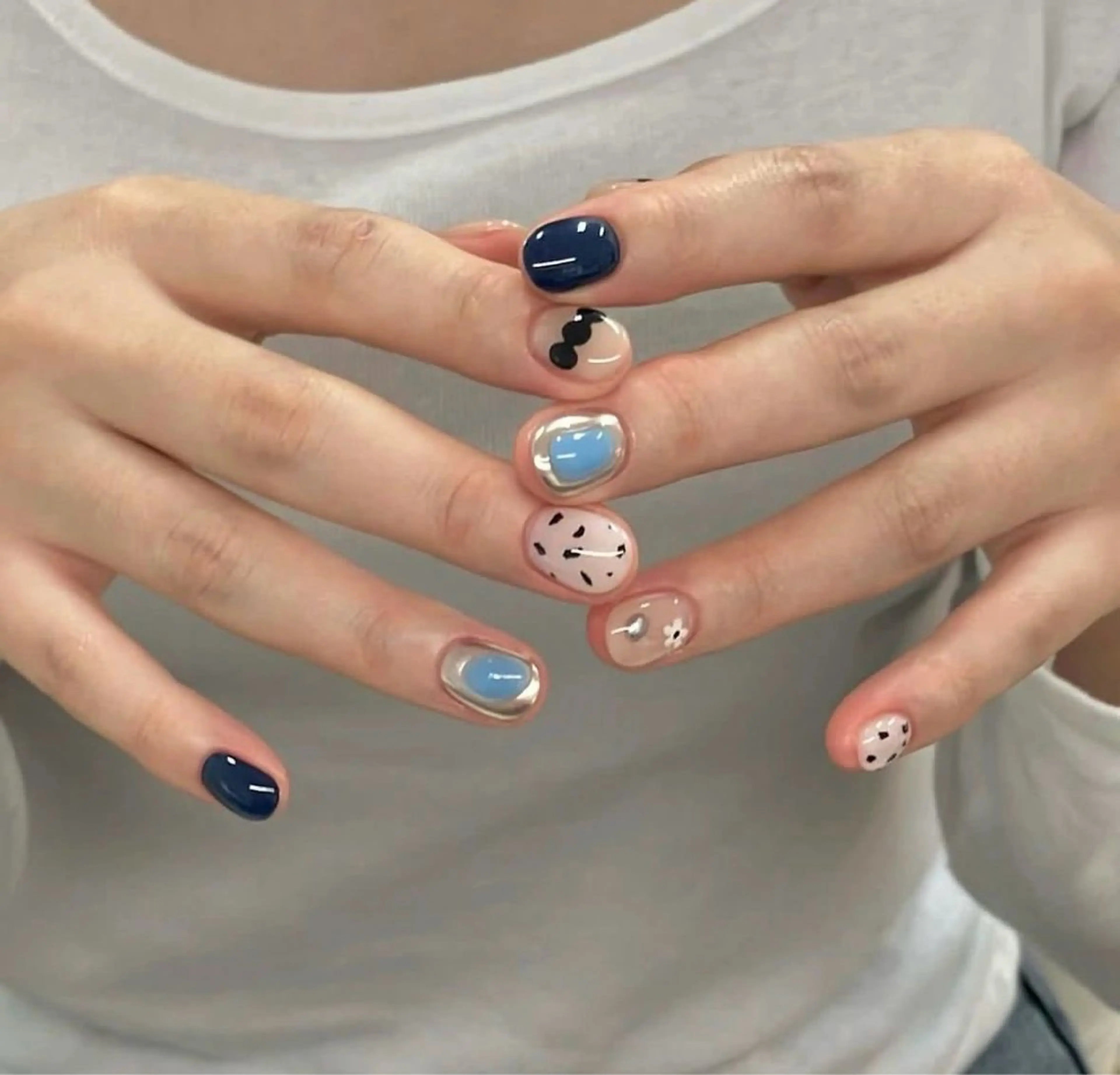 ネイル ハンドネイル ドパルネイル 上野店サロンのネイルデザイン