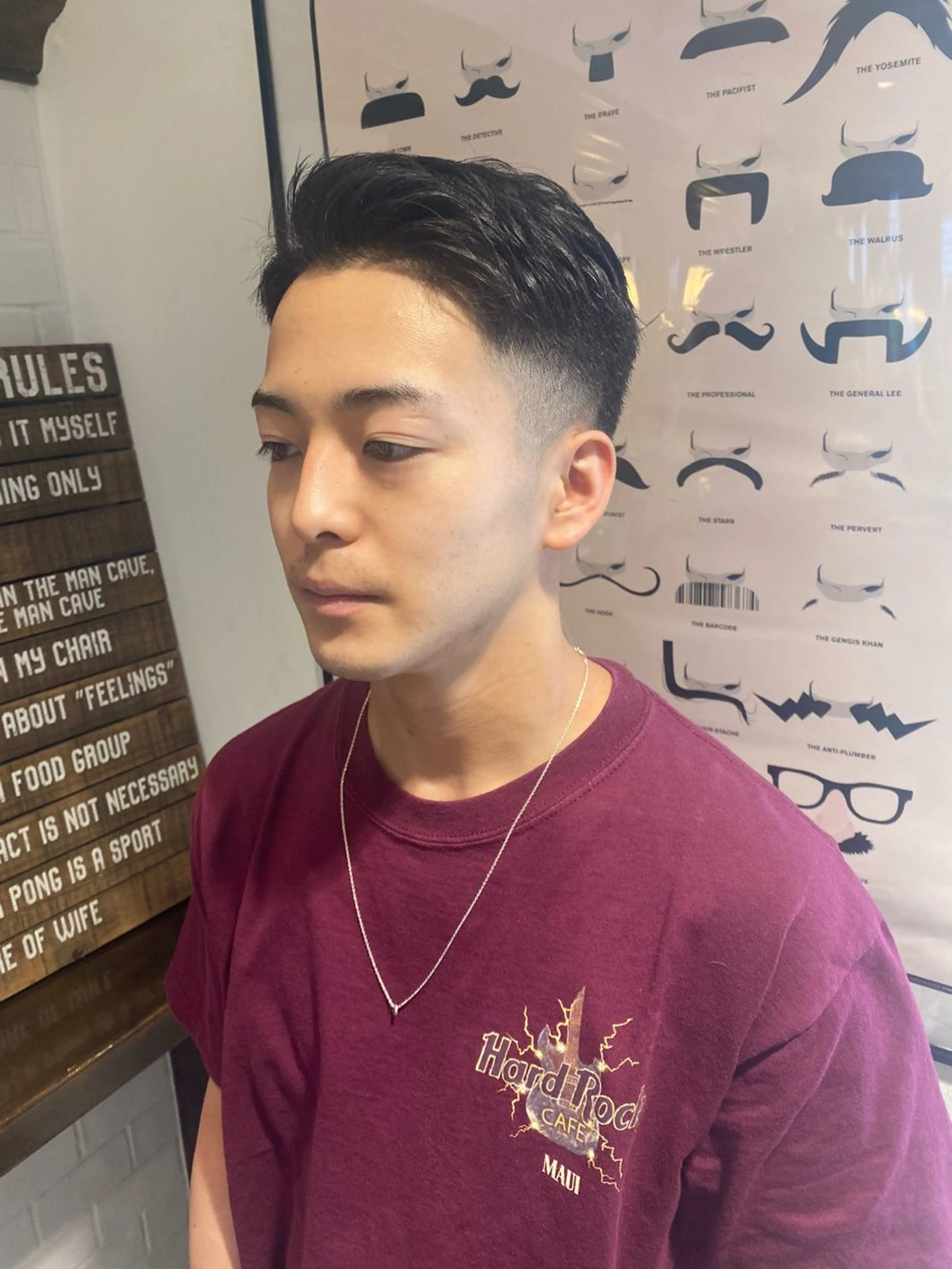 メンズ 柔らかい艶暖色 レイヤー🫧姫汝のヘアスタイル