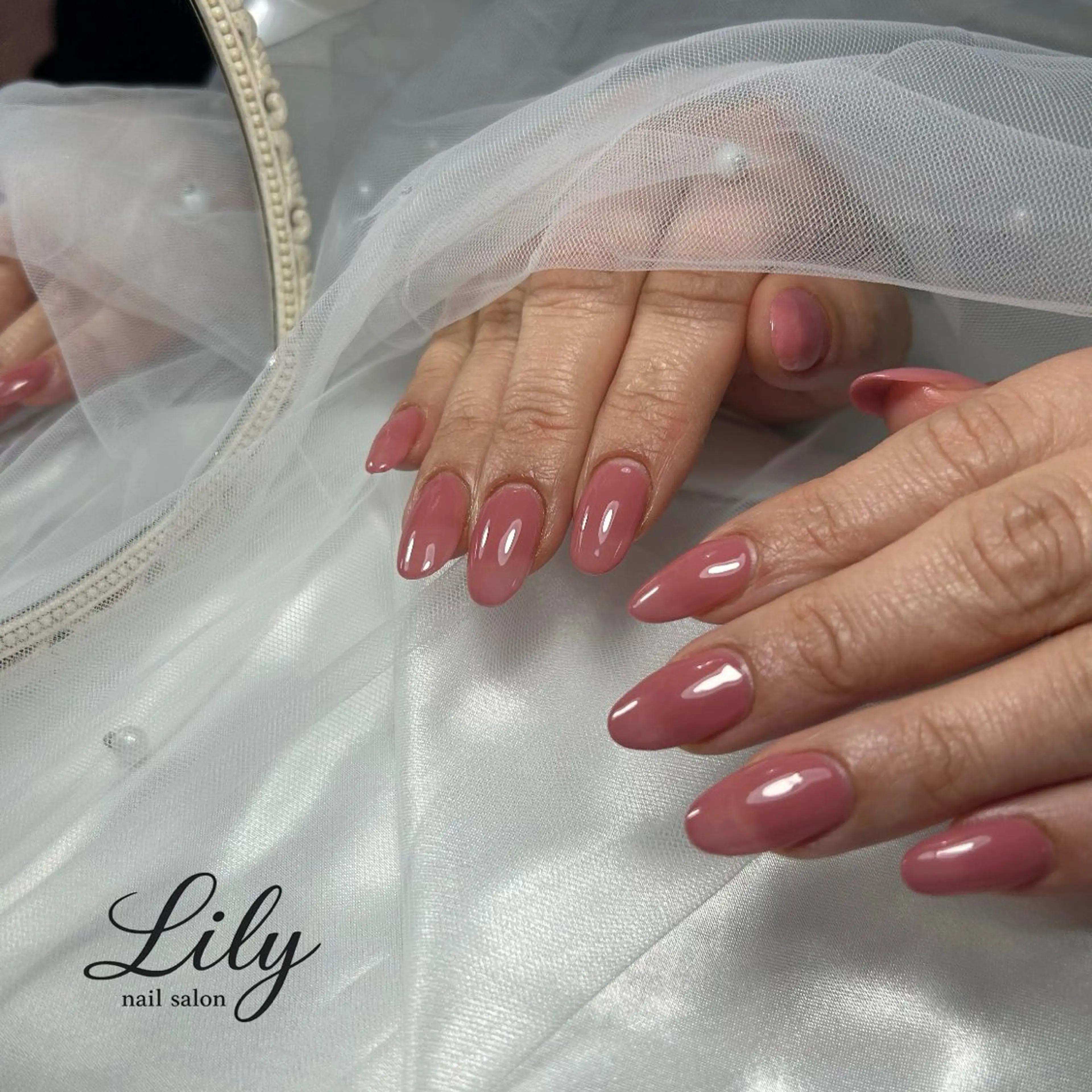 チップ長さだし（ワンカラー）の写真