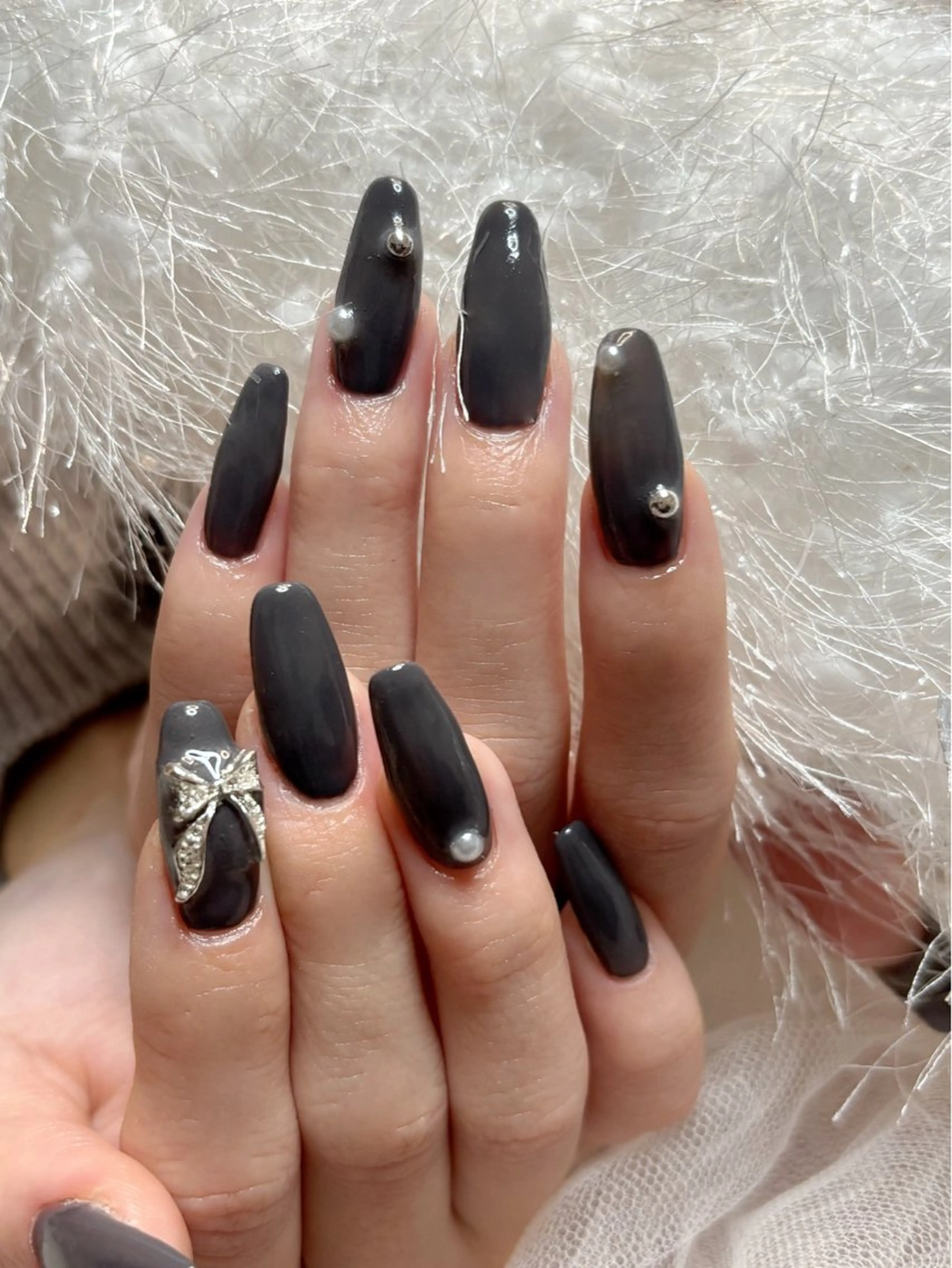 ネイル ワンカラーネイル ハンドネイル ハンドケア Ento nail&eye所属・Ento nail&eyeのマツエク・マツパデザイン