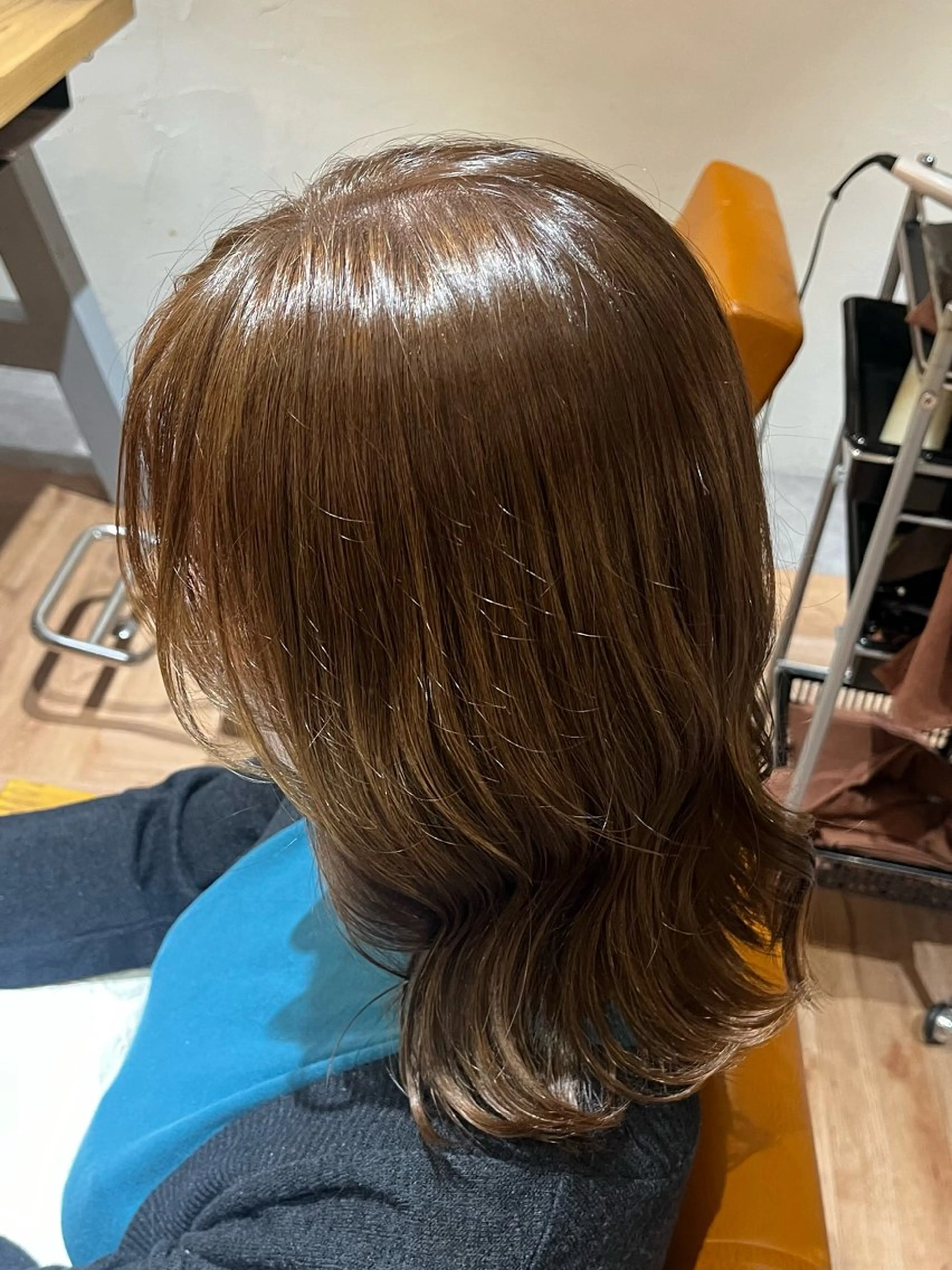 ロング カラー ブラウンカラー オリーブブラウン カット ヘアカラー little lulu 梅田所属・Saya/ショート/ ボブ/ 大阪/梅田のヘアスタイル