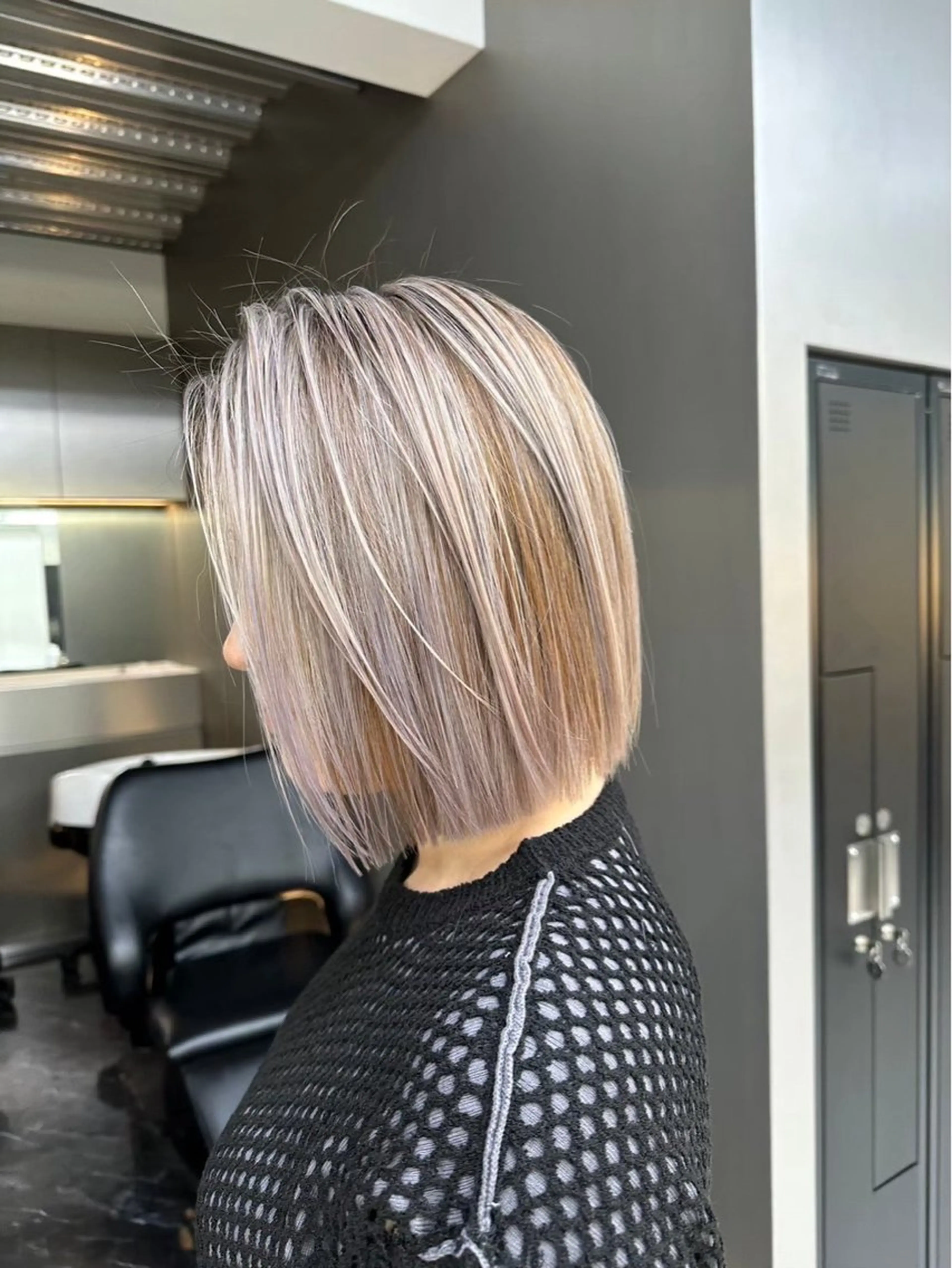 ショート カット ヘッドスパ ヘアセット 🫧バレイヤージュ/ ハイトーン/ミズキのヘアスタイル