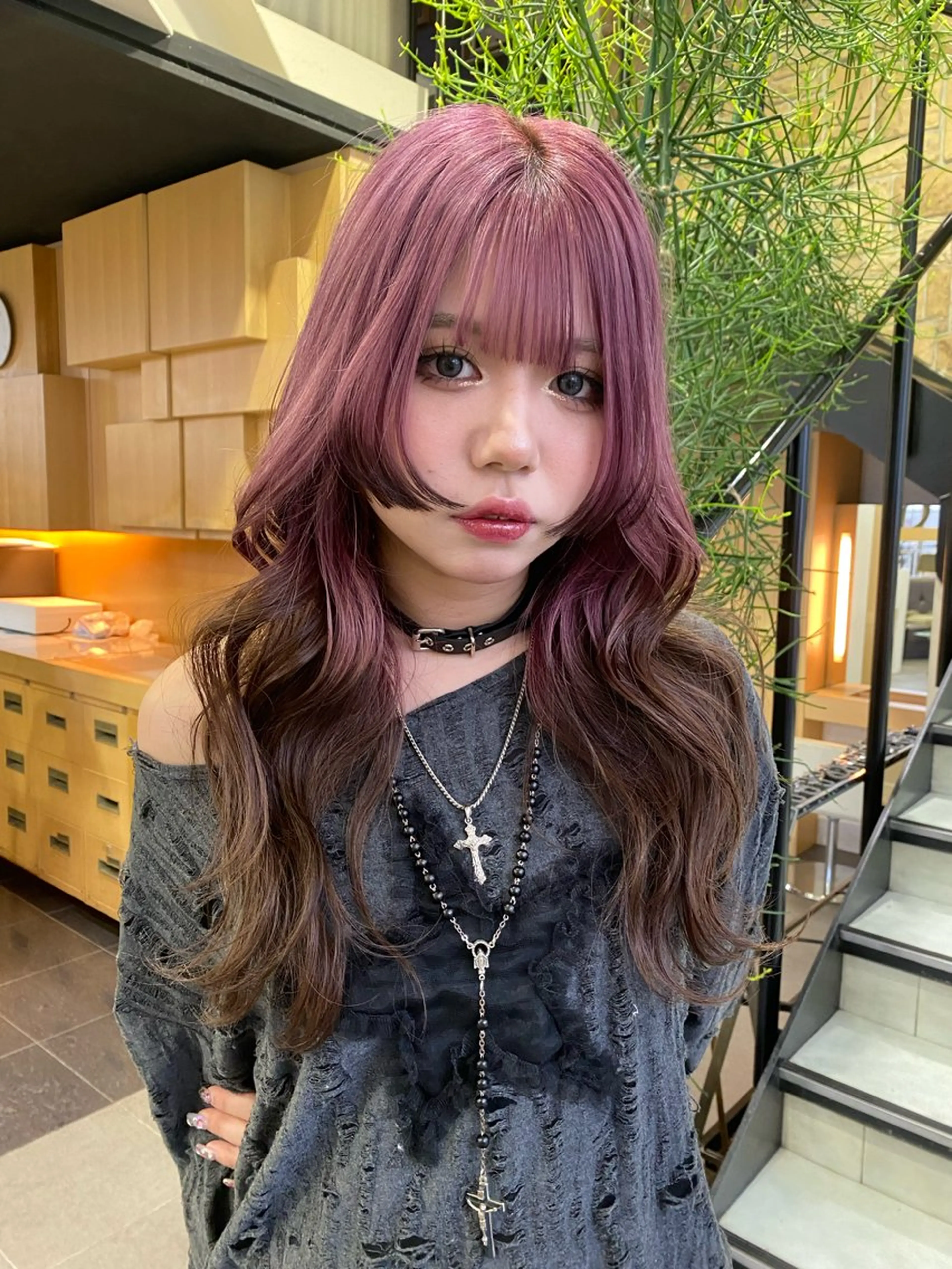ロング ヘアカラー fameu / hinaのヘアスタイル