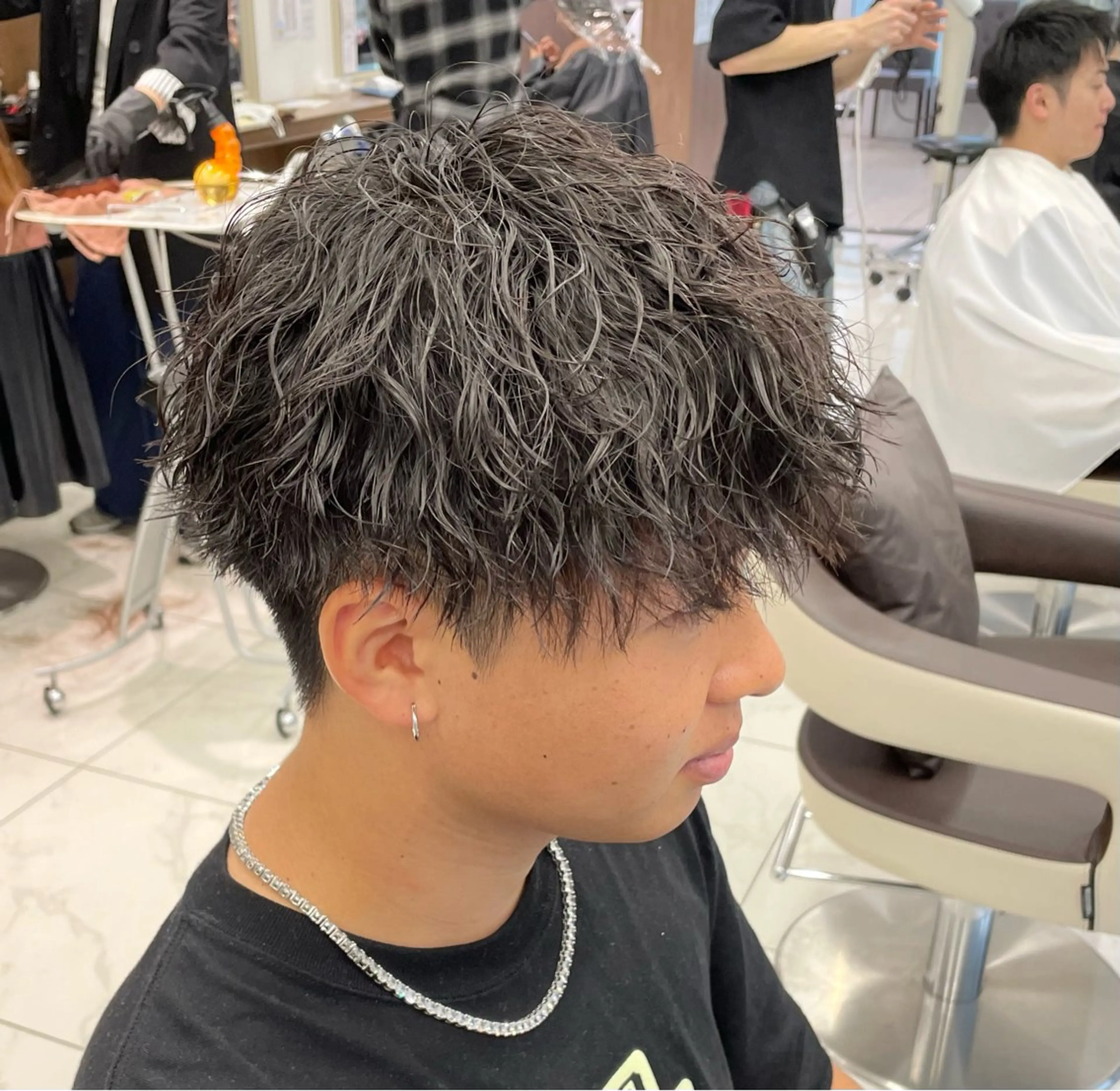 ショート パーマ メンズ カット パーマ 【メンズ特化】 池田大成✂︎のヘアスタイル