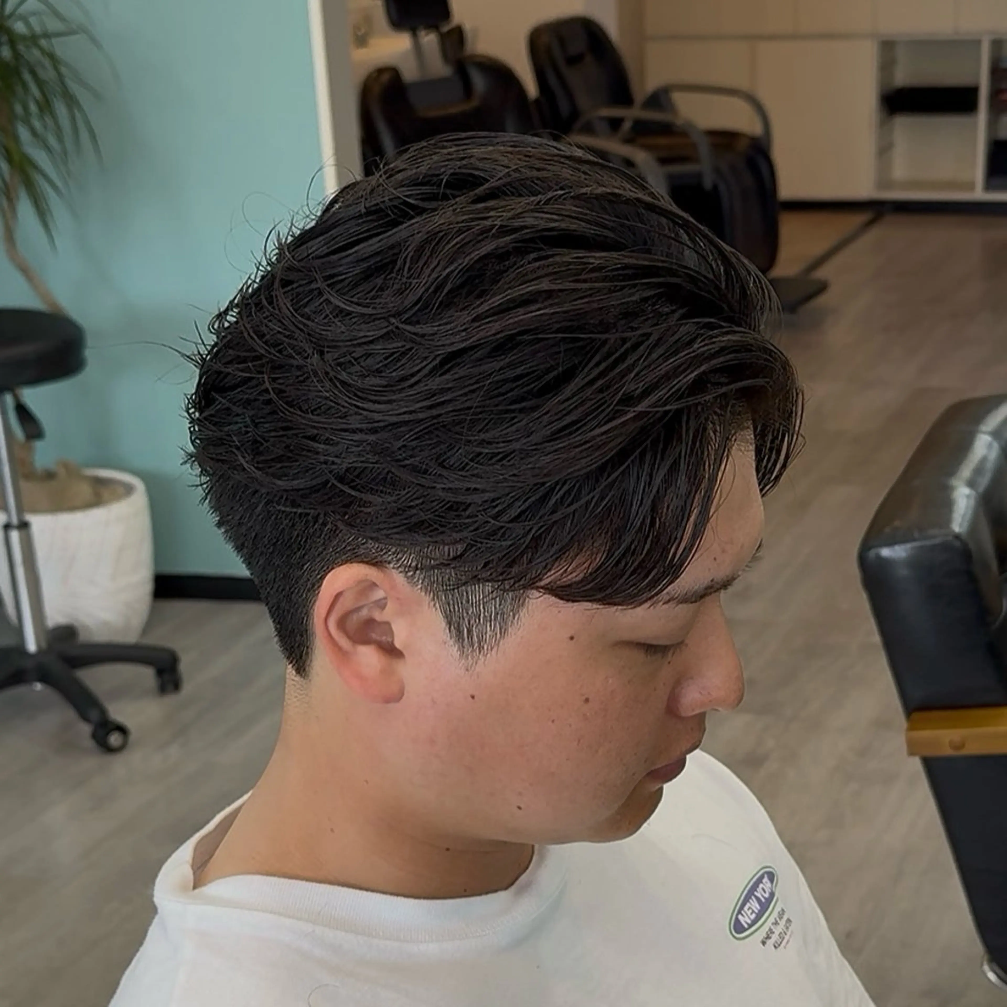 ショート パーマ メンズ カット パーマ メンズカット/パーマ 川崎　智大のヘアスタイル