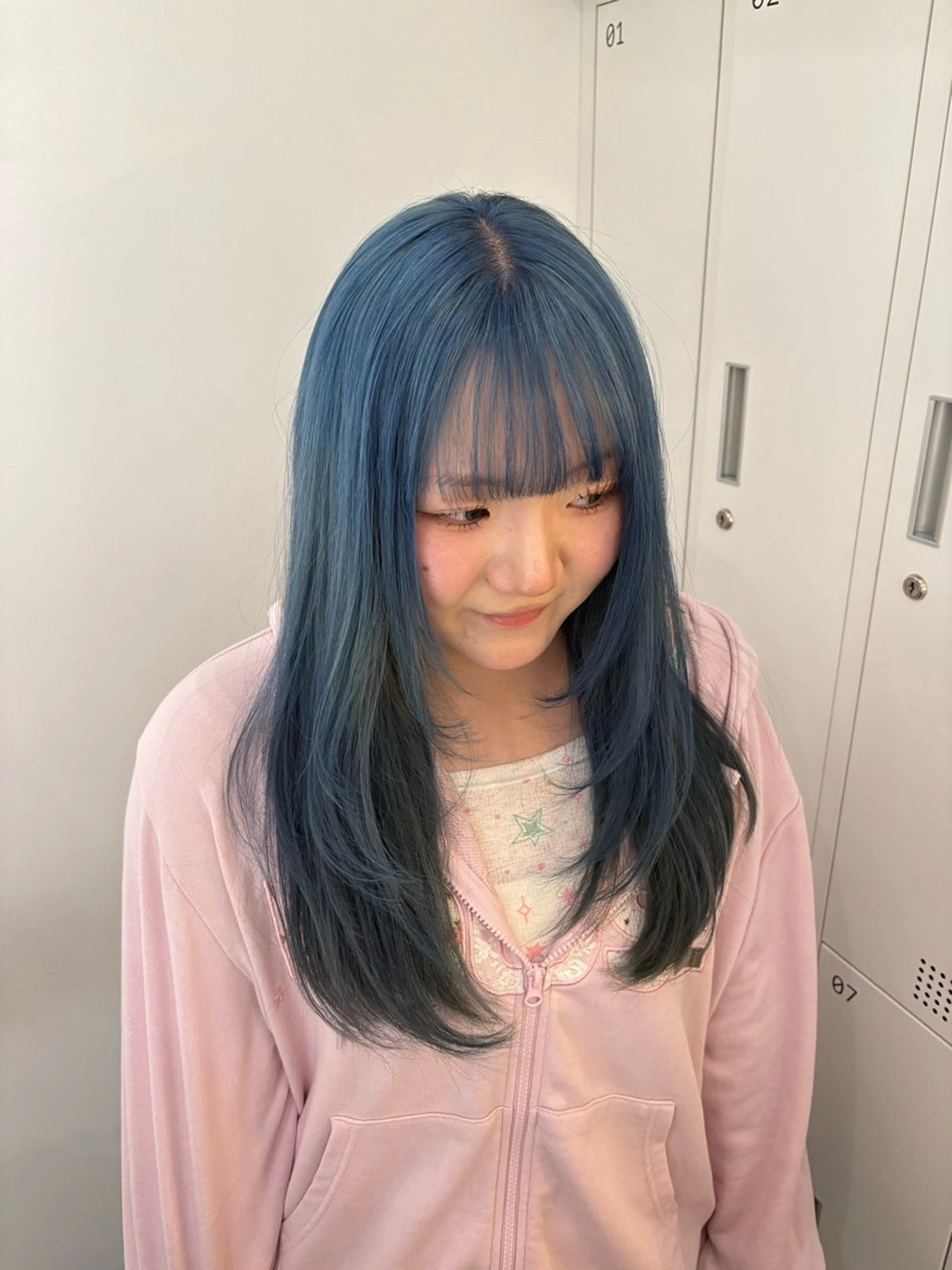 ロング レイヤーカット カット ヘアカラー 梅田/ 似合わせ/aikoのヘアスタイル