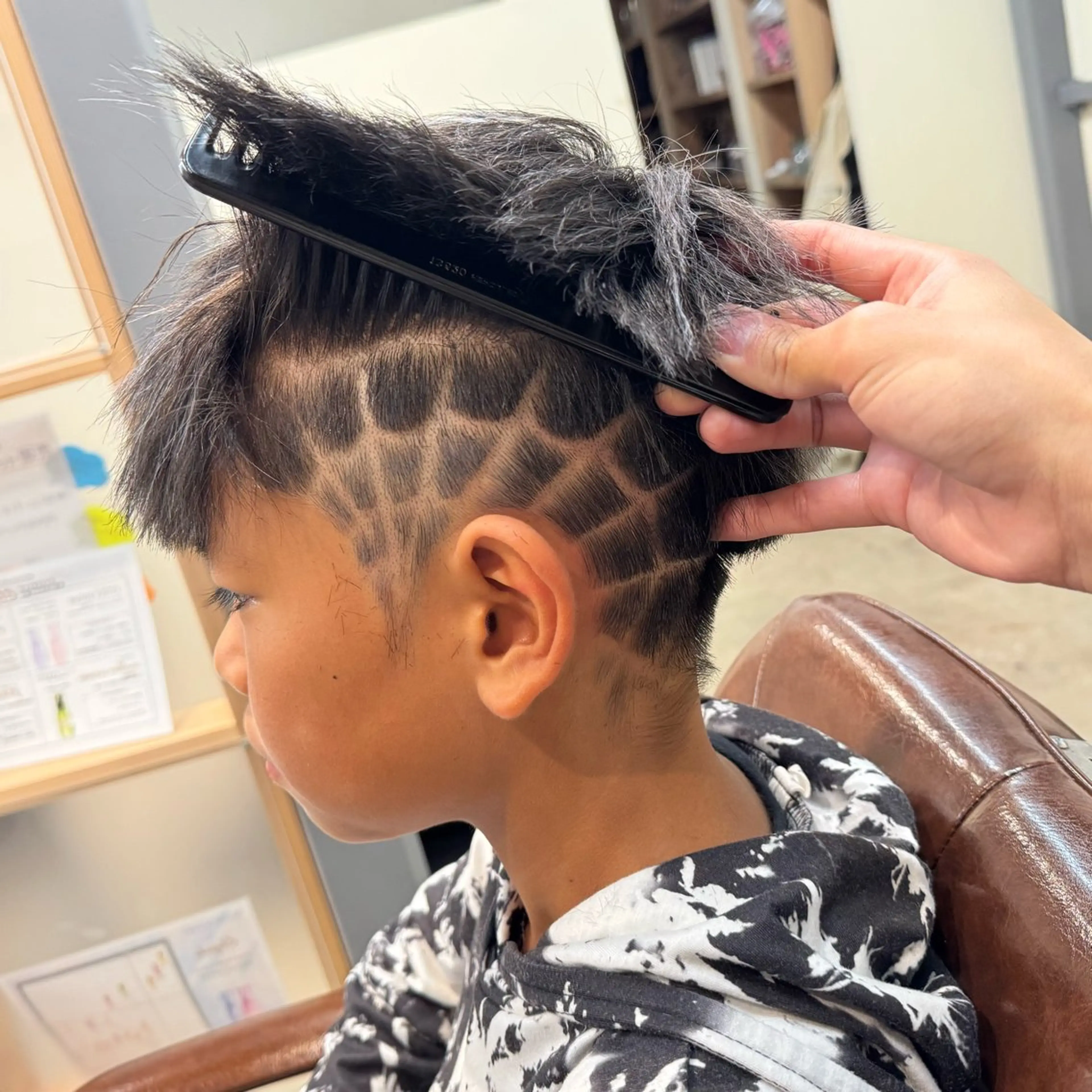 ショート メンズ キッズ 梅本 淑人のヘアスタイル