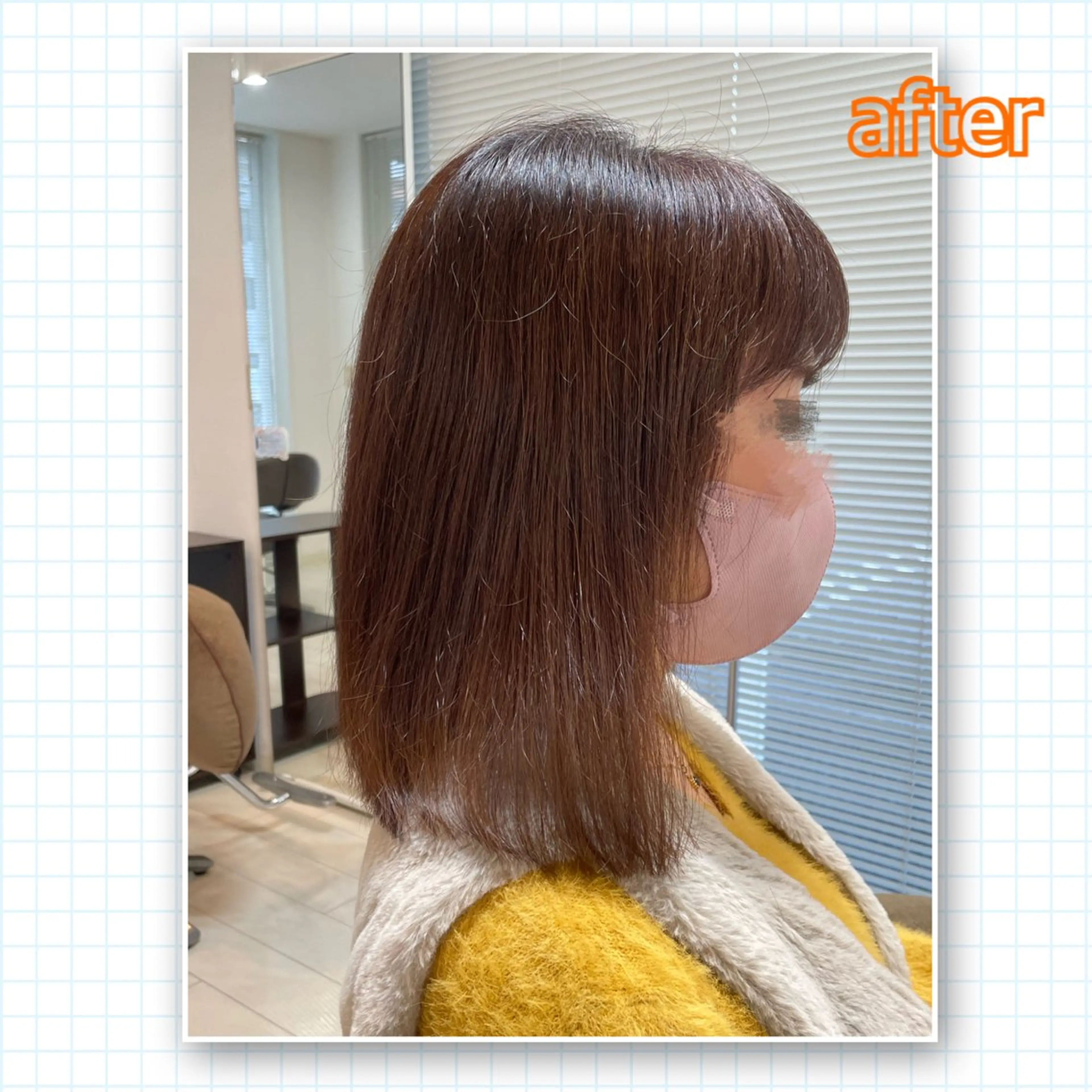 ミディアム アミーベル🧸🧡 本店✂️しおりのヘアスタイル