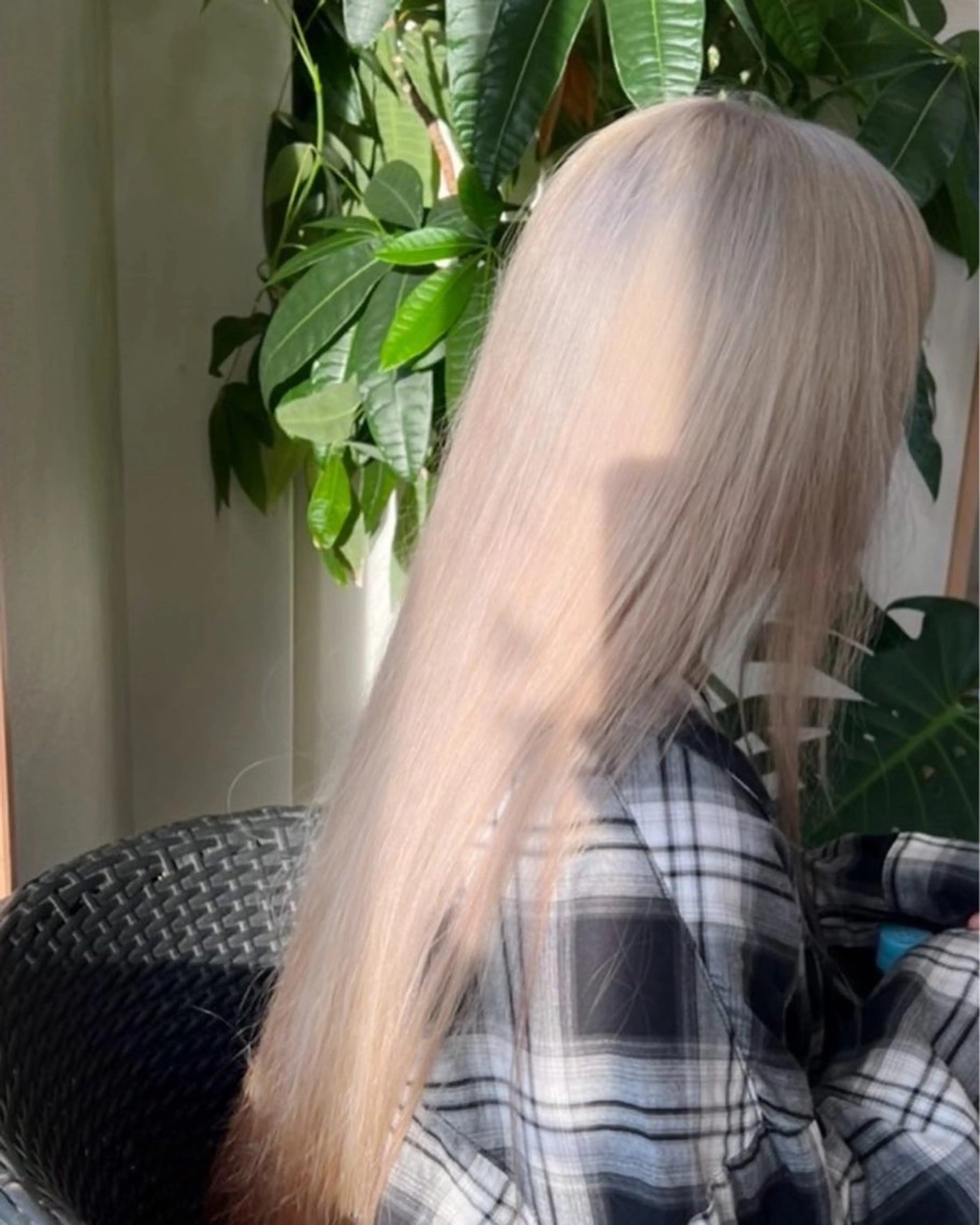 ロング カラー カット ヘアカラー ふなき あすかのヘアスタイル