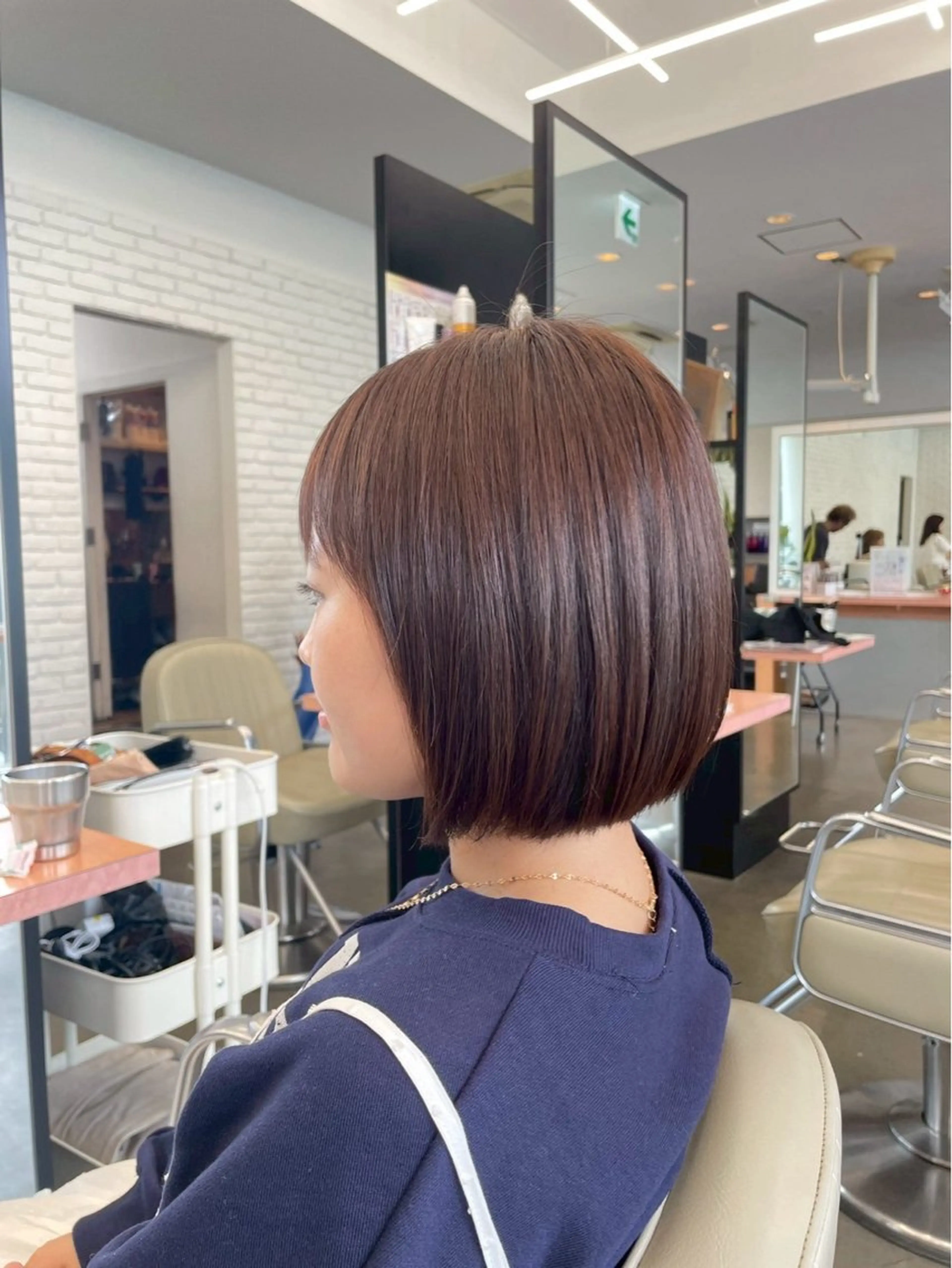 ショート 🎧ayaka/ボブ /透明感カラー🩵のヘアスタイル