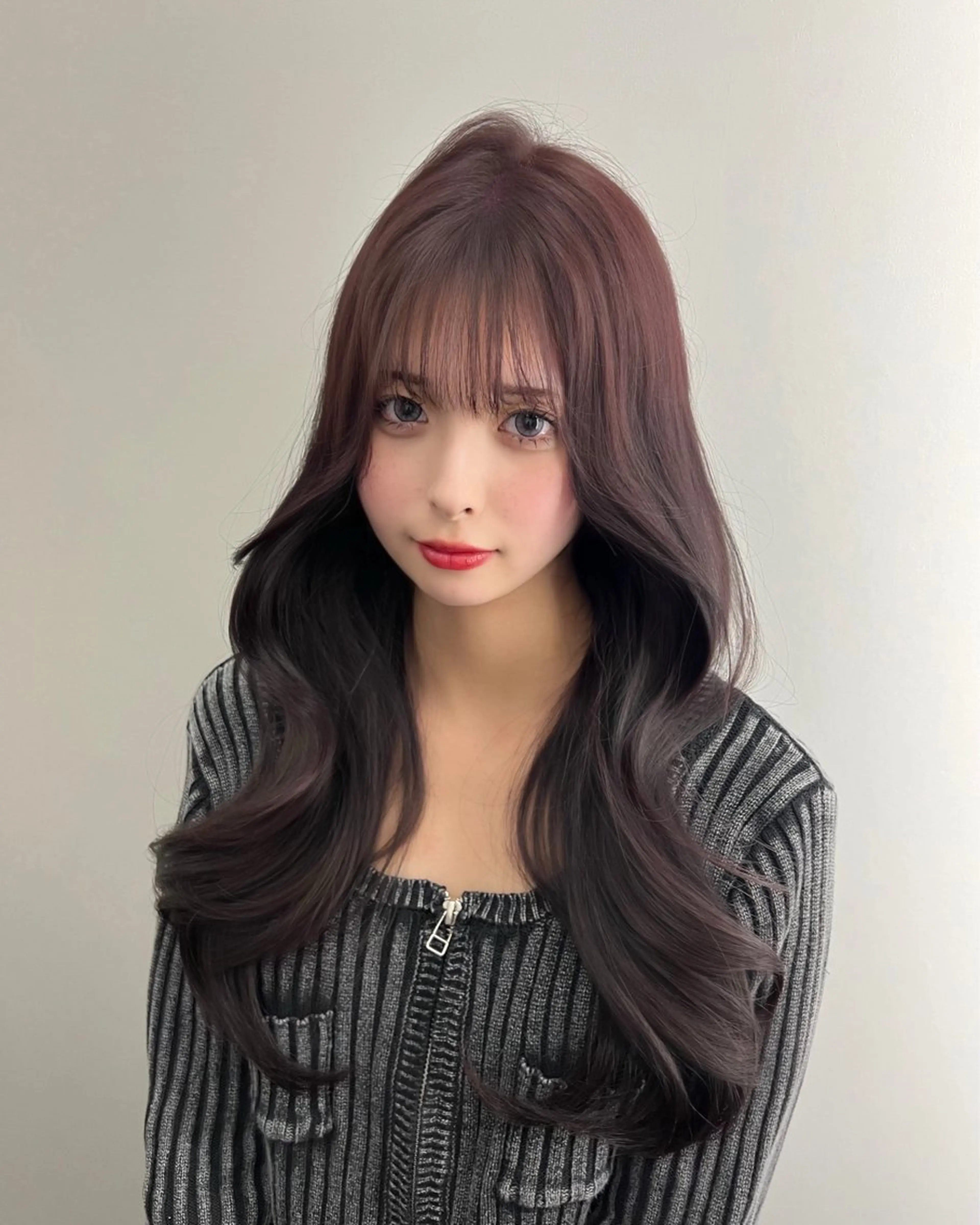 ロング カラー カット ヘアカラー トリートメント 髪質改善/レイヤー/ 透明感カラー/桃谷翼のヘアスタイル