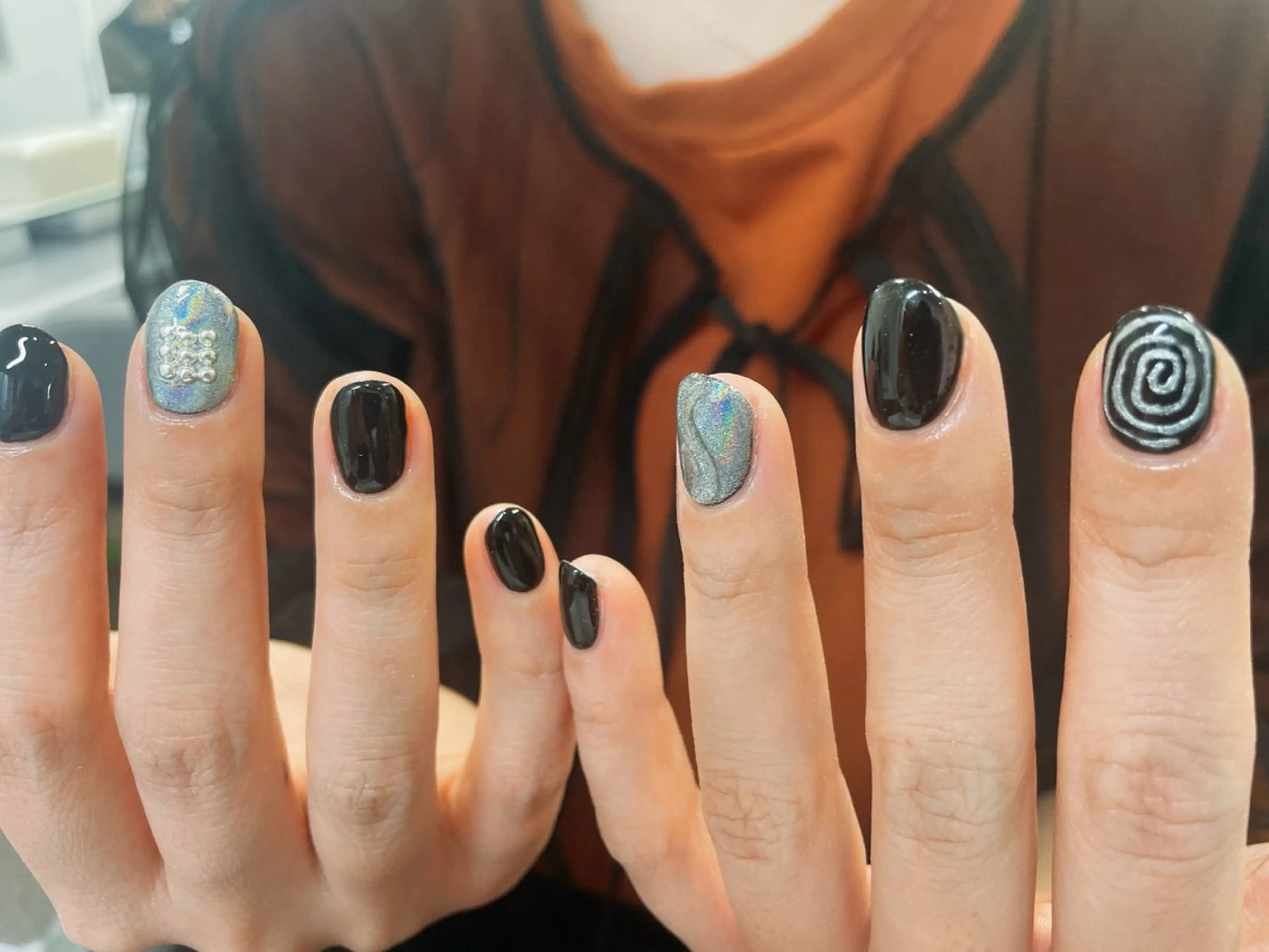 ネイル アートネイル ラメ(グリッター) ハンドネイル tsumeasobi所属・tsumeasobi 🪬macoのネイルデザイン