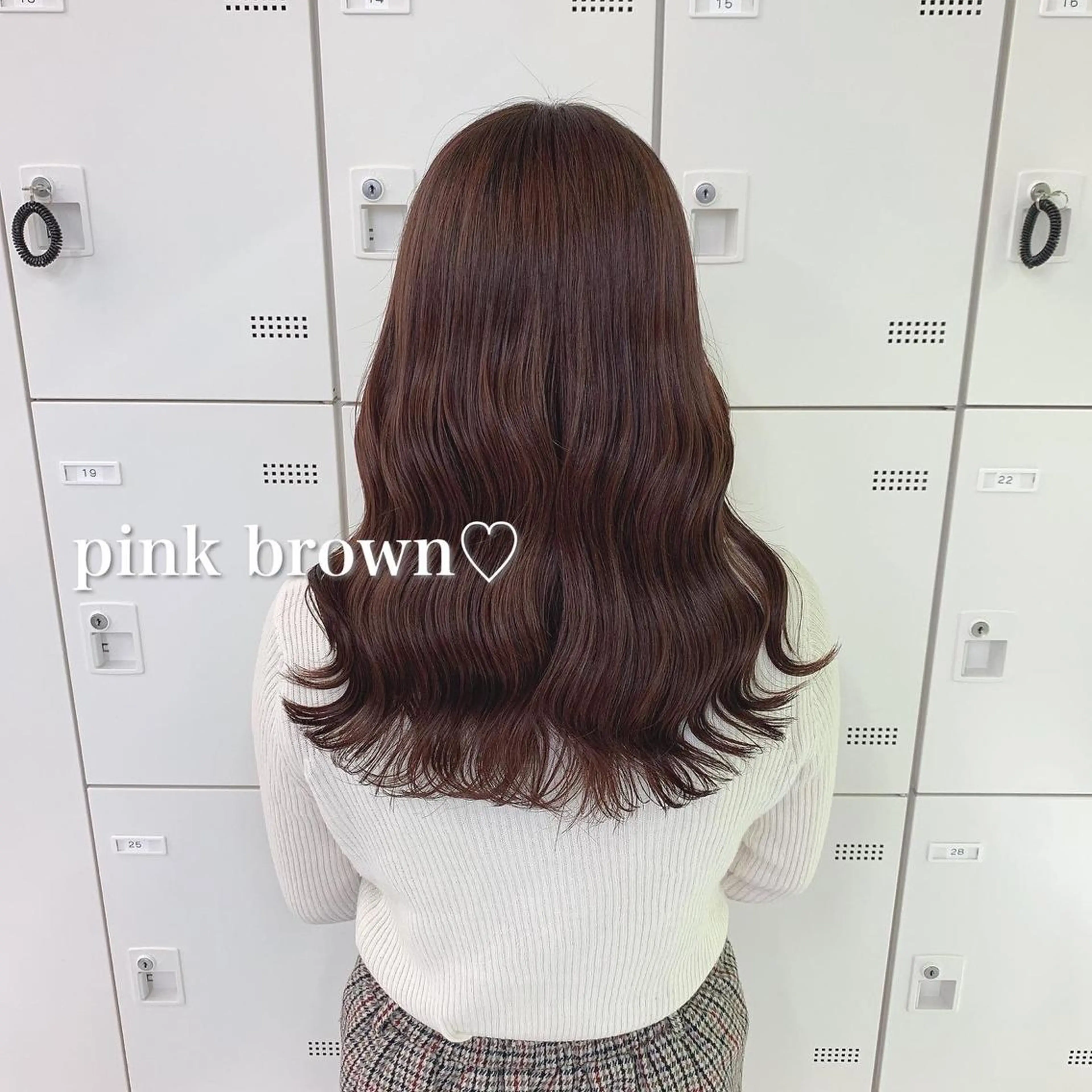 ロング カラー ヘアカラー トリートメント 💗韓国暖色ヘア NO.1💗🪽のヘアスタイル