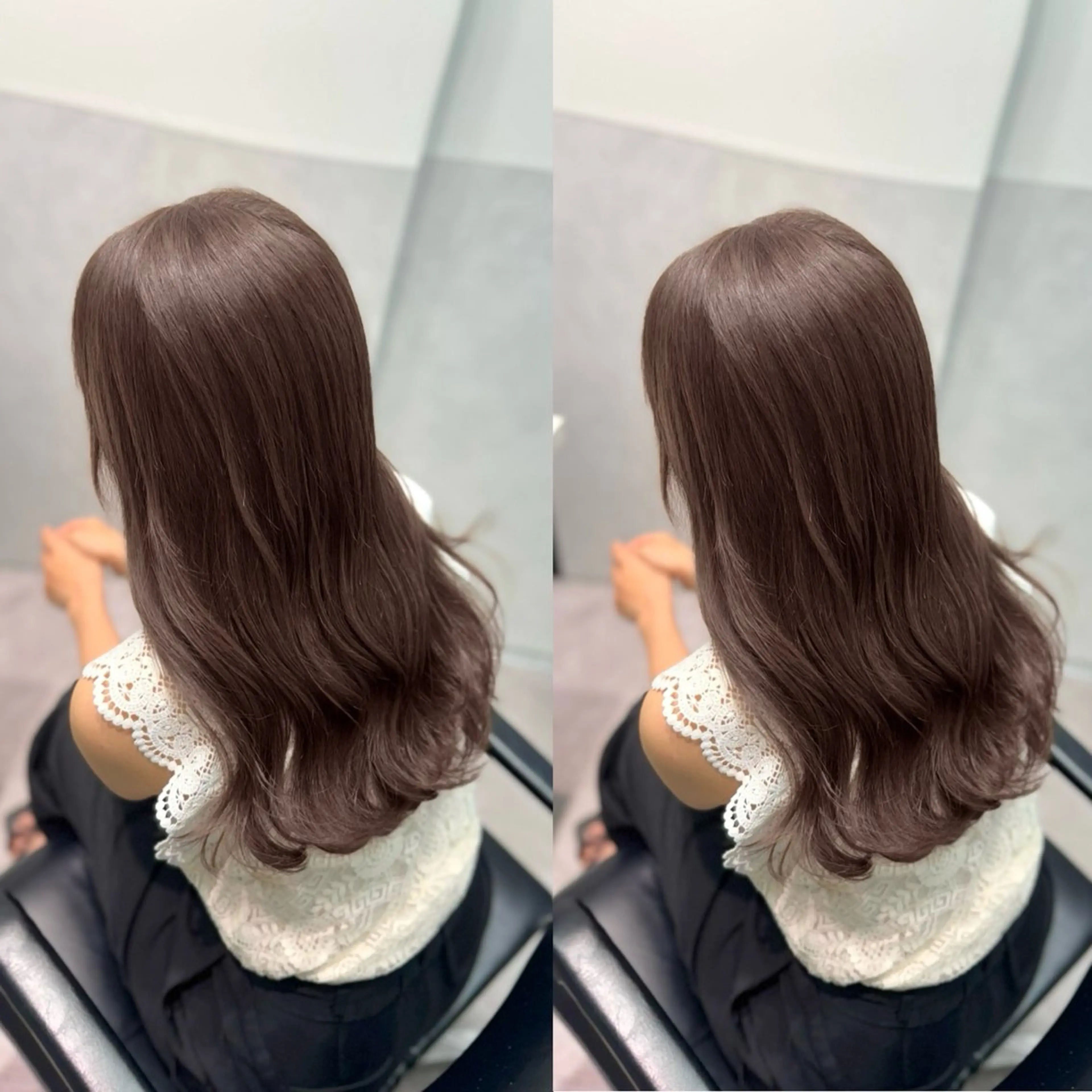 ロング ヘアカラー 🌟透明感カラー 🌟松岡勇輝のヘアスタイル