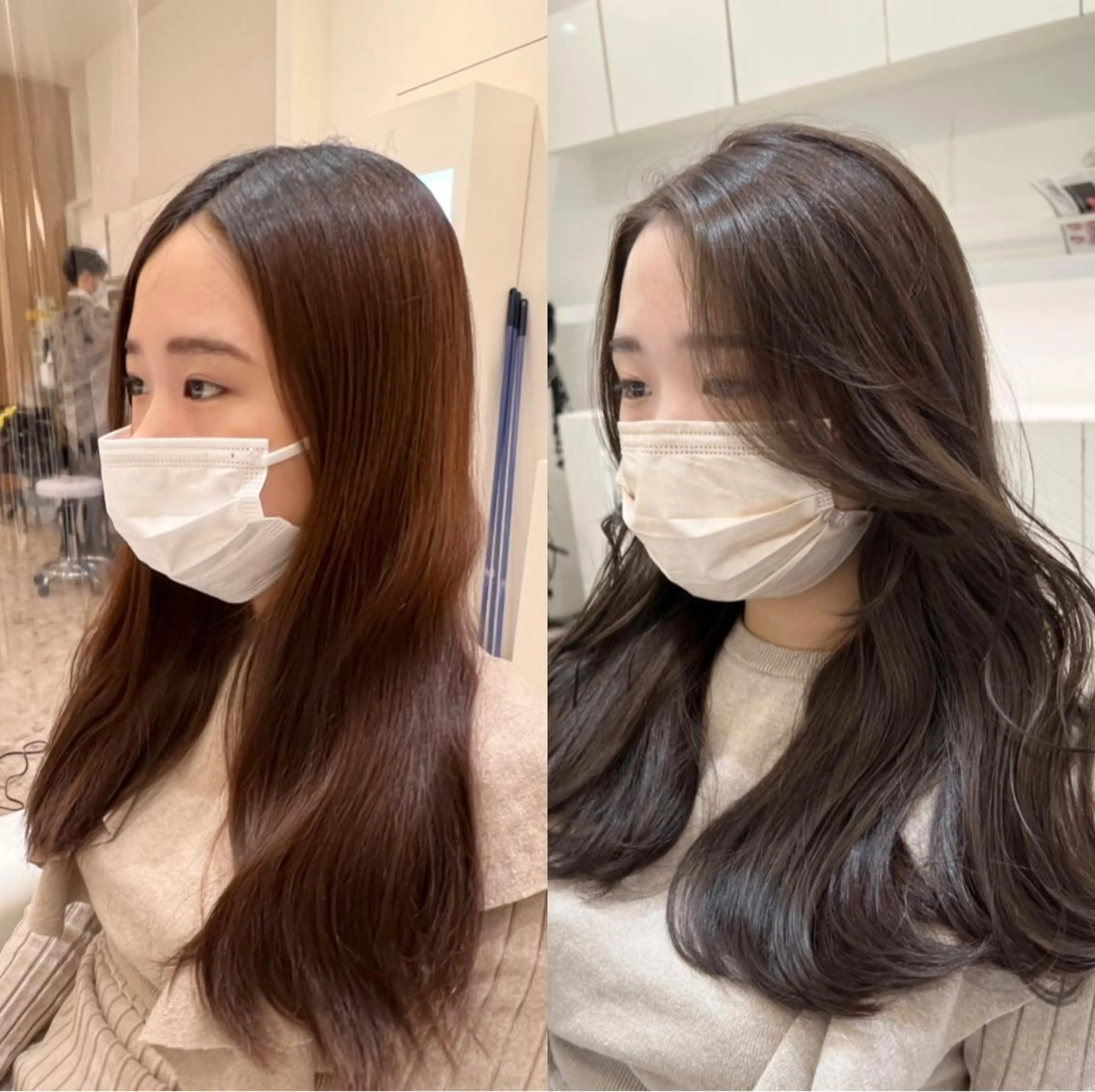 ロング カラー マツパ♡アイブロウ 南草津のマツエク・マツパデザイン