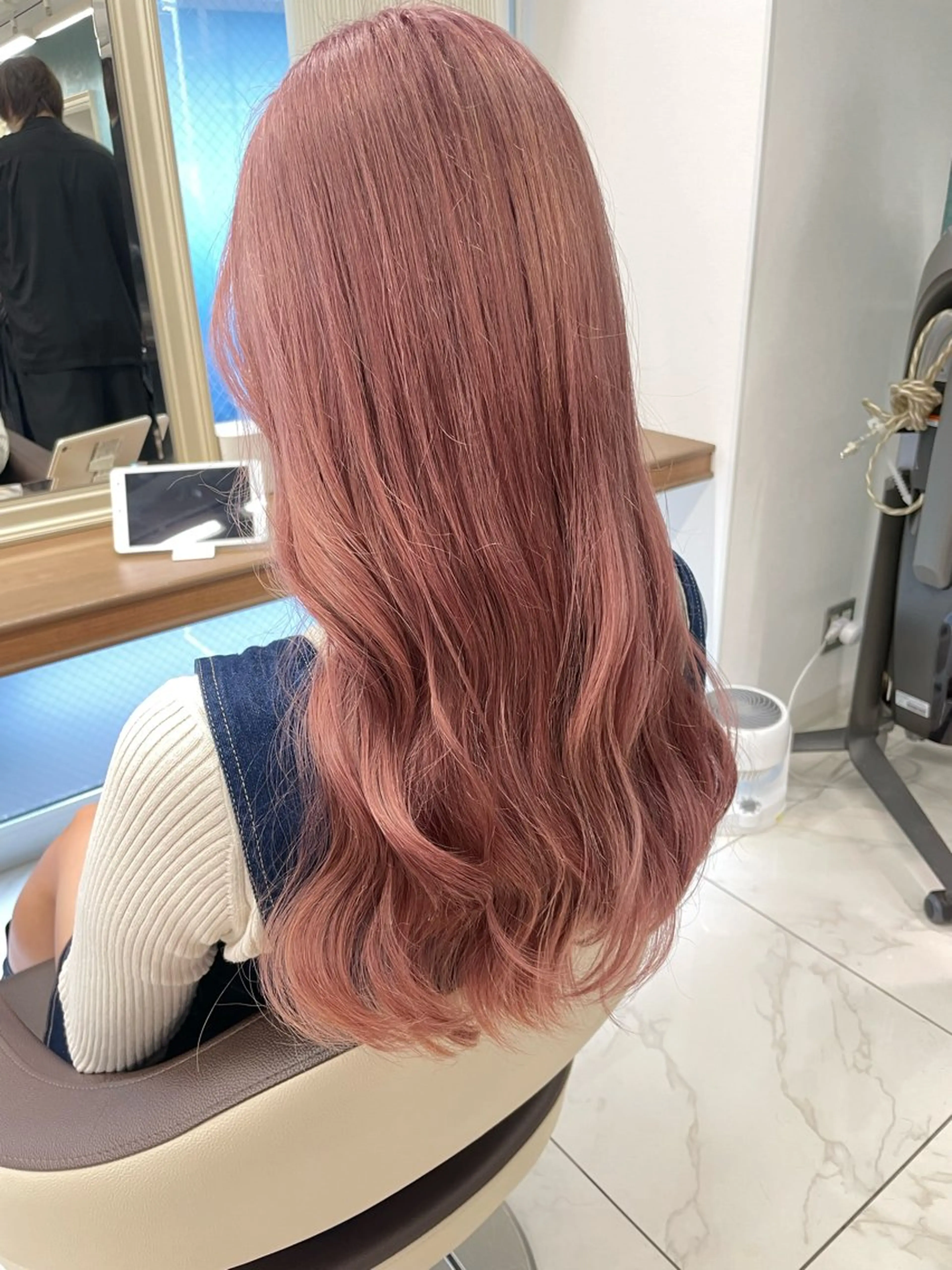 セミロング カラー ヘアカラー 福島成美/髪質改善 縮毛矯正/カラーのヘアスタイル