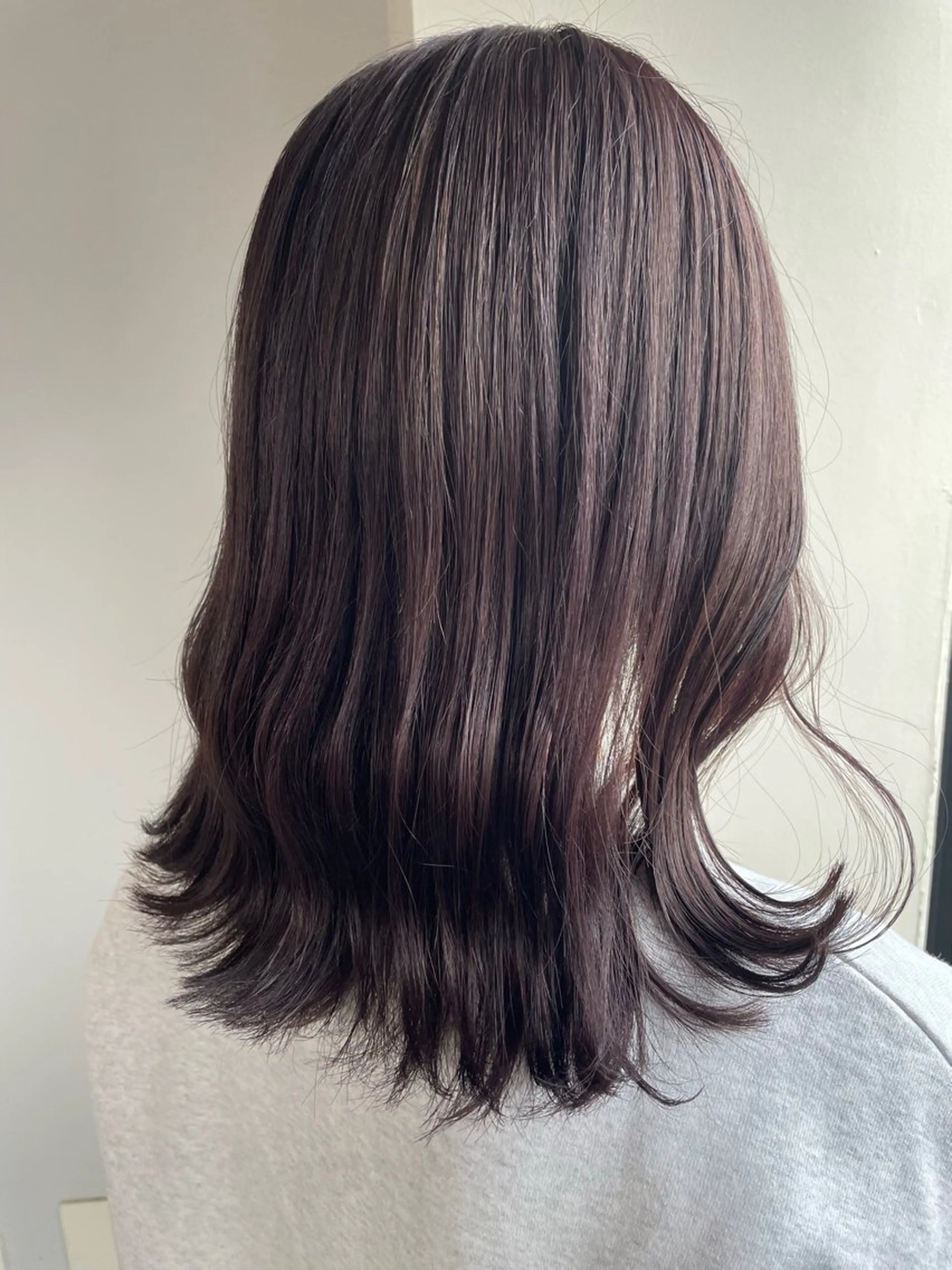 セミロング カラー ダブルカラー/ 艶髪/SHISEIのヘアスタイル