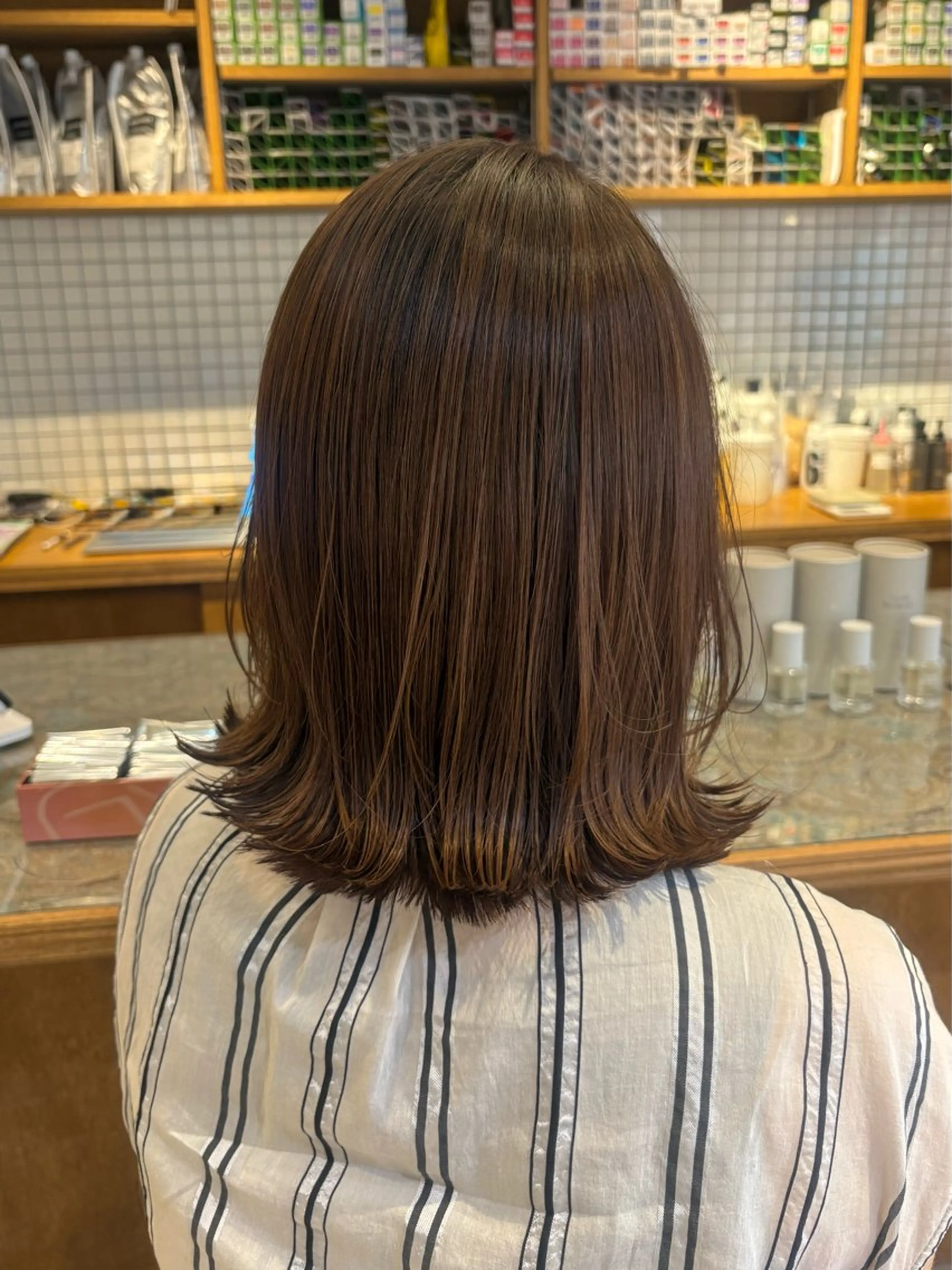 ミディアム 名駅/大人可愛い /艶髪/流音のヘアスタイル