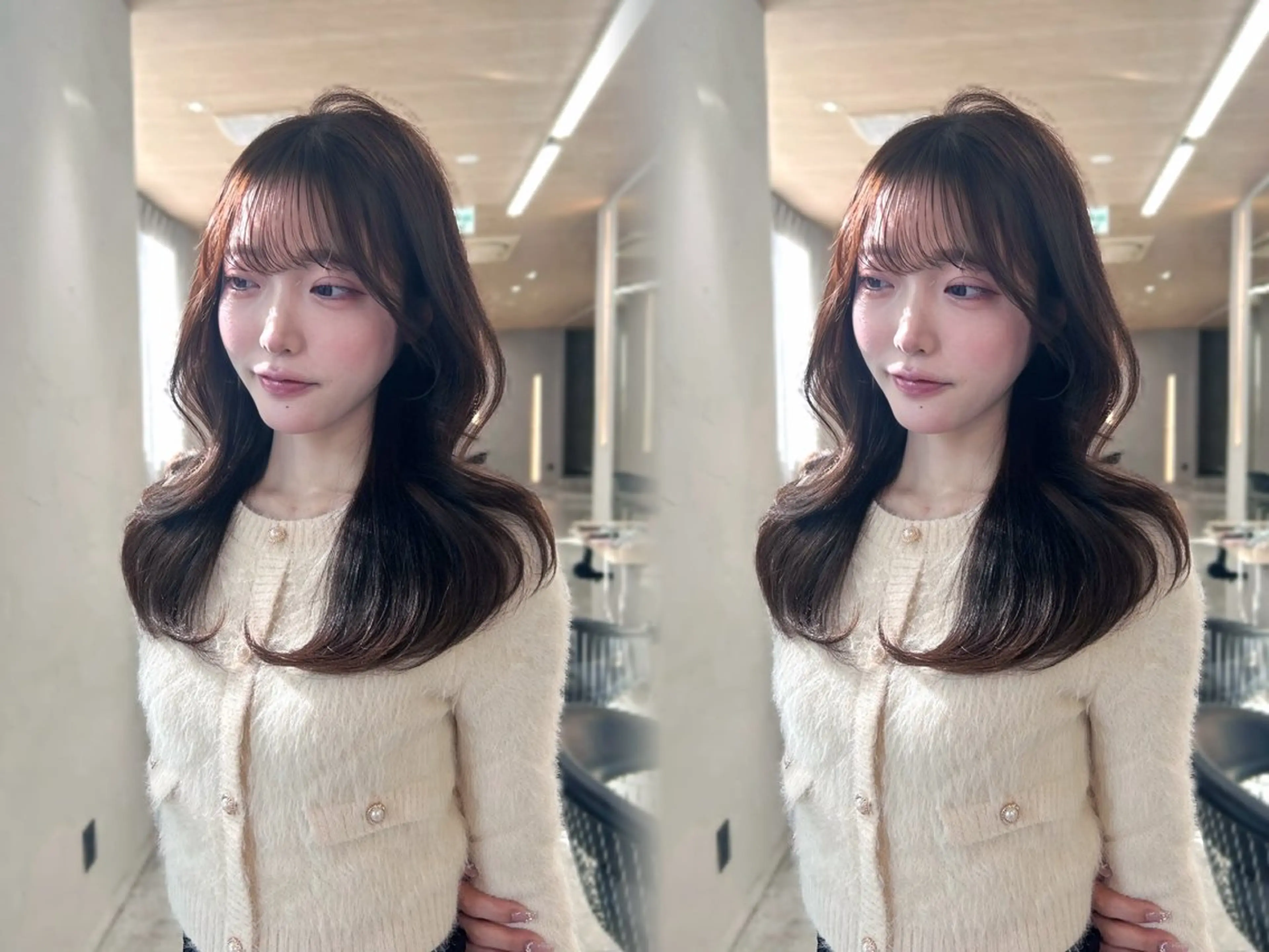 ロング カット ヘアカラー 木串 楽人のヘアスタイル