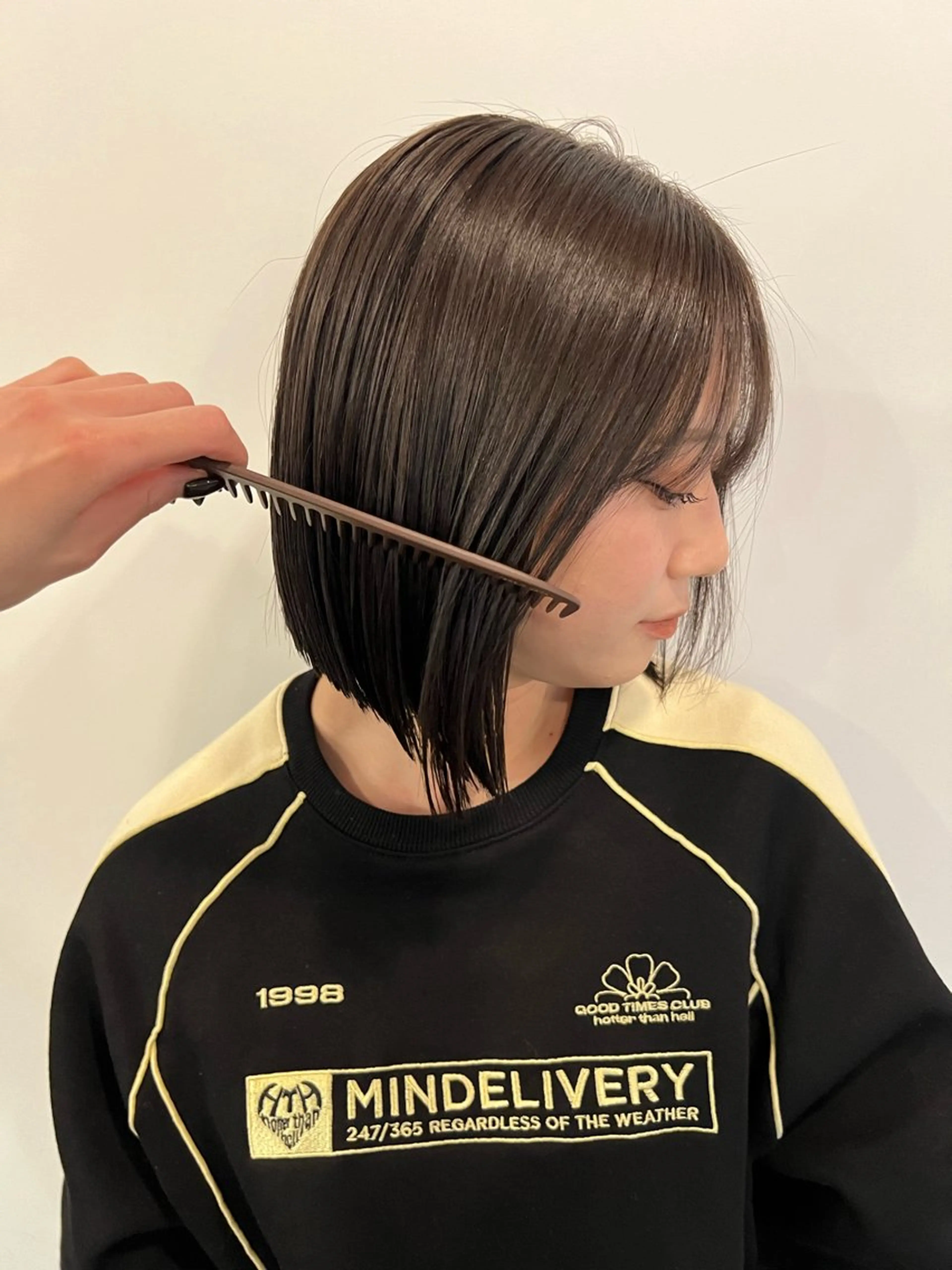 ミディアム カラー 三谷はるな /名古屋/本山のヘアスタイル