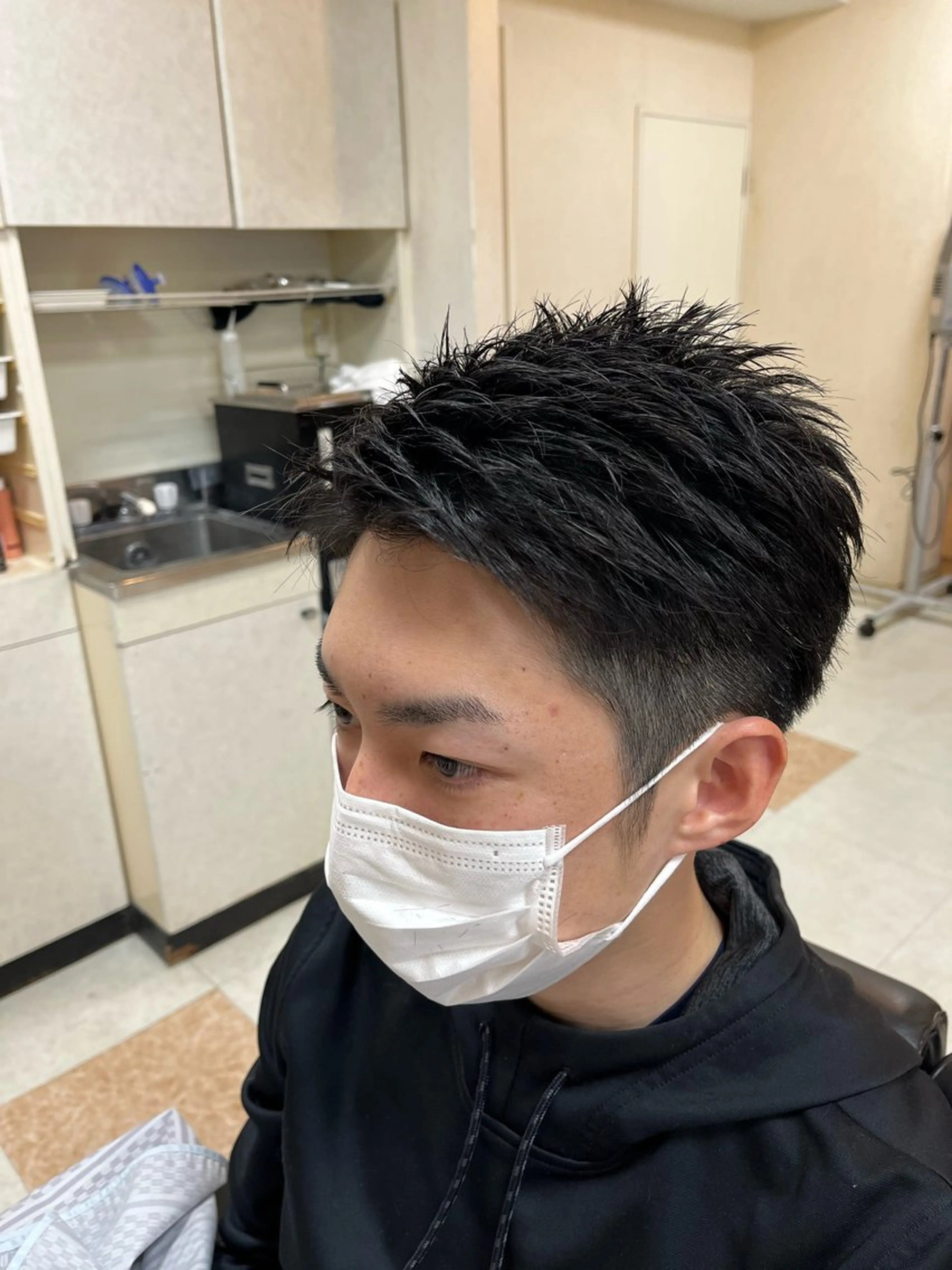 ショート メンズ ツーブロック ✂︎men's hair✂︎立石亮のヘアスタイル