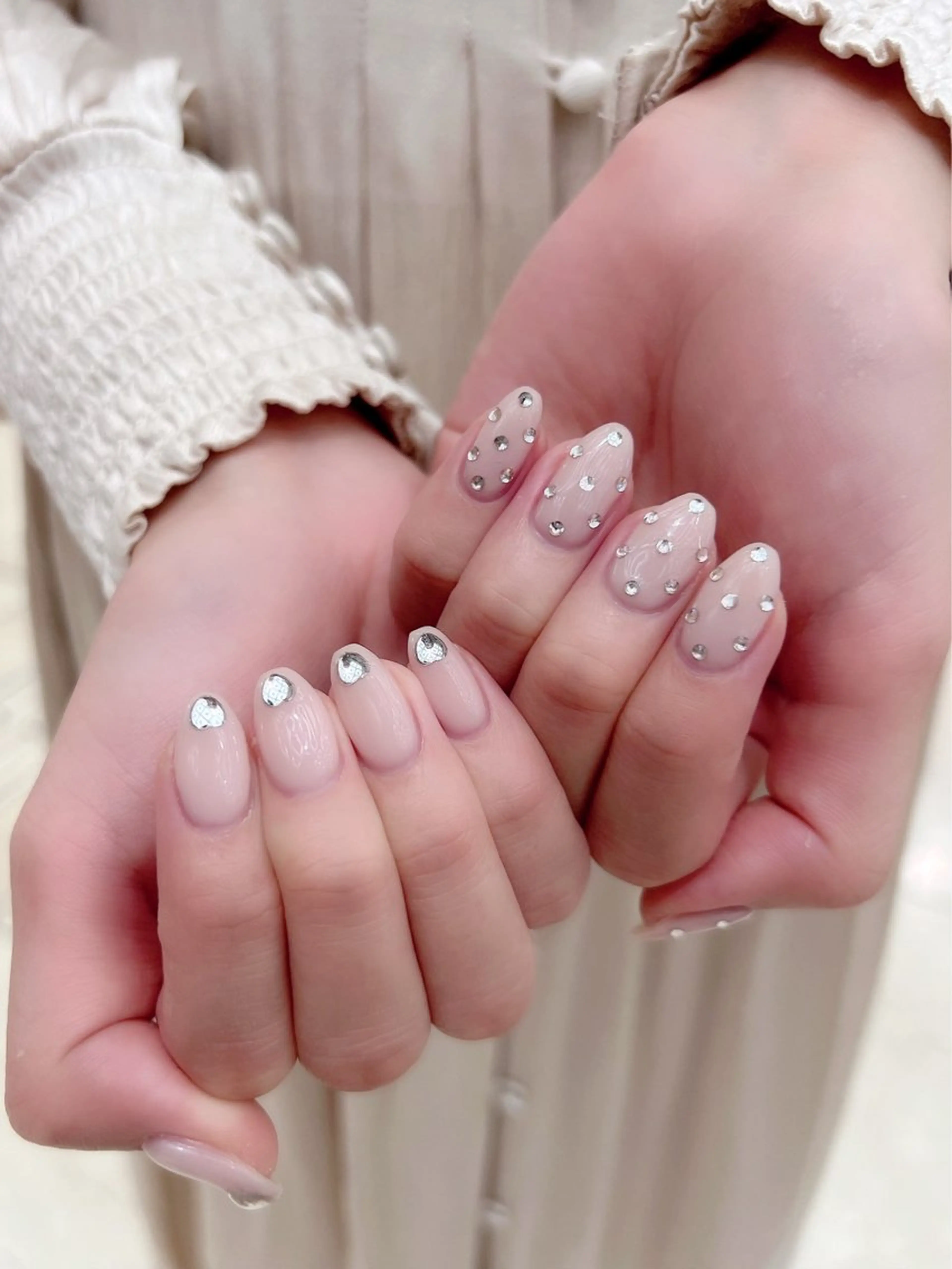 ミディアム B_Mila 水戸   萬城のネイルデザイン