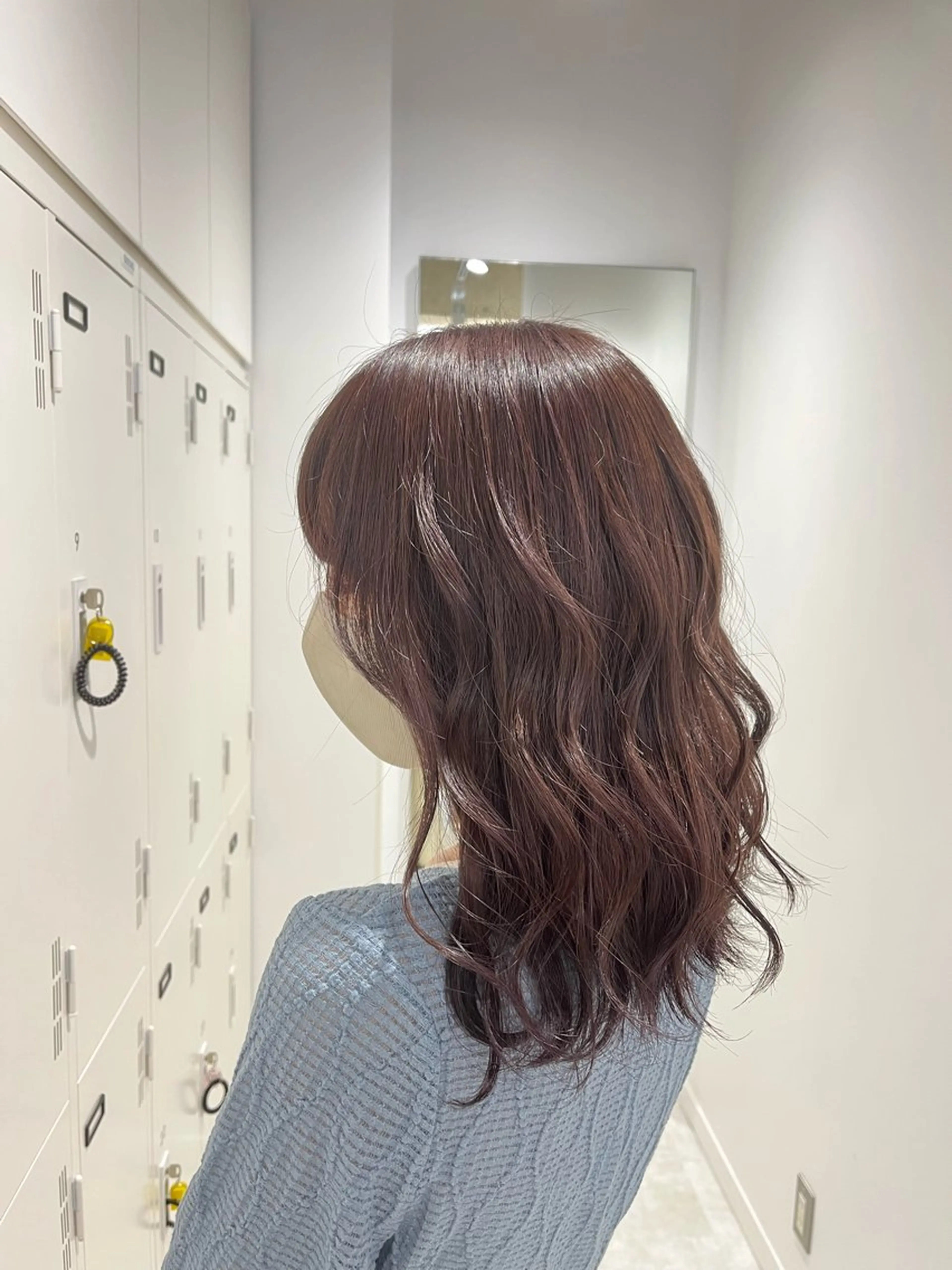 ミディアム カラー ブリーチ ラベンダーカラー ブリーチなしカラー 森龍馬 メンズ専門美容師のヘアスタイル