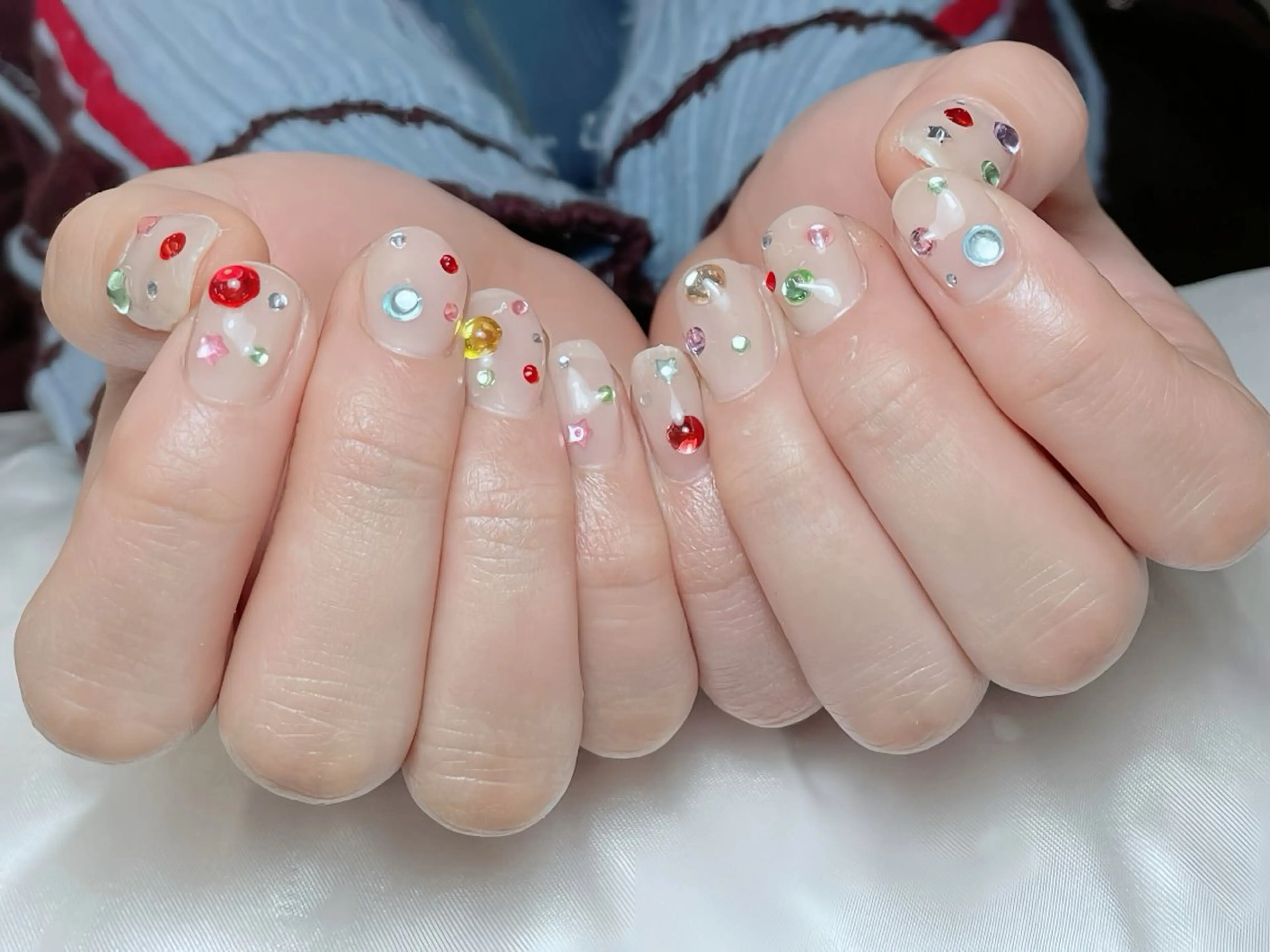 ネイル 成人式 ロングネイル ネイルチップ ハンドネイル Rin Nail 新大久保店のネイルデザイン