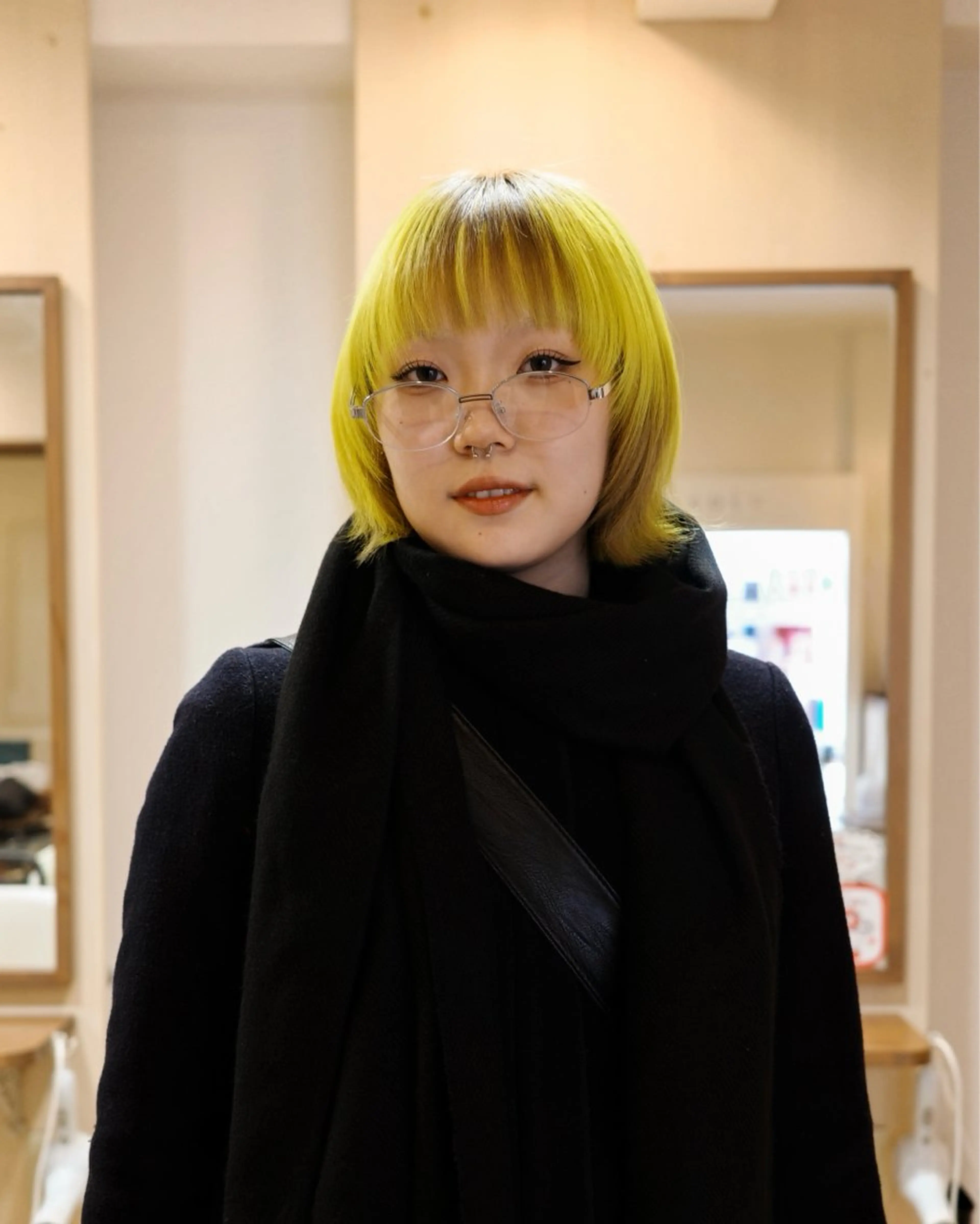 ショート カット ヘアカラー トリートメント 畑中康志 美髪矯正/ハイトーンのヘアスタイル