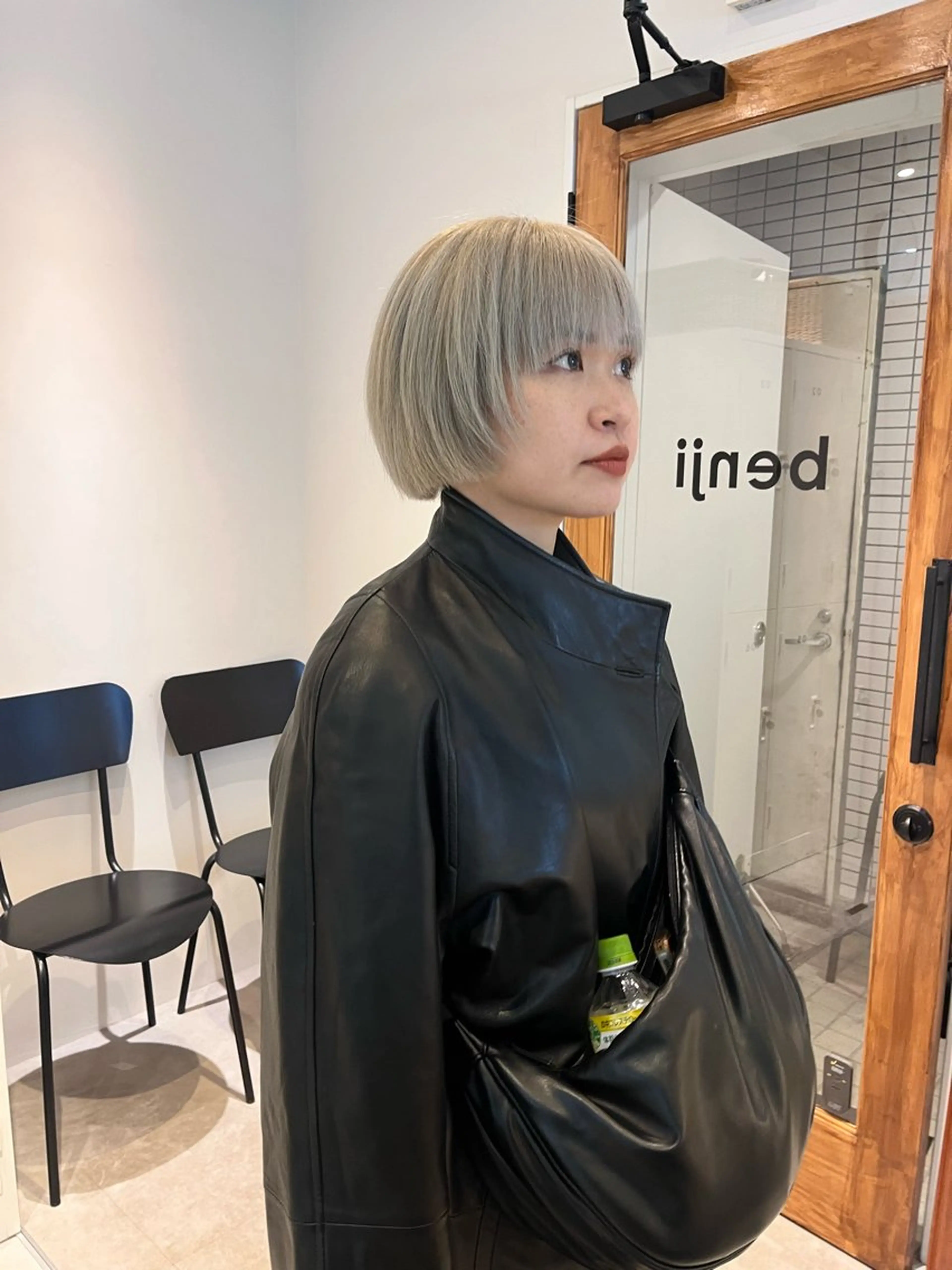 ショート カラー ヘアカラー benji 学芸大学所属・朝が楽なパーマ 🌱ショート/緒方椋のヘアスタイル