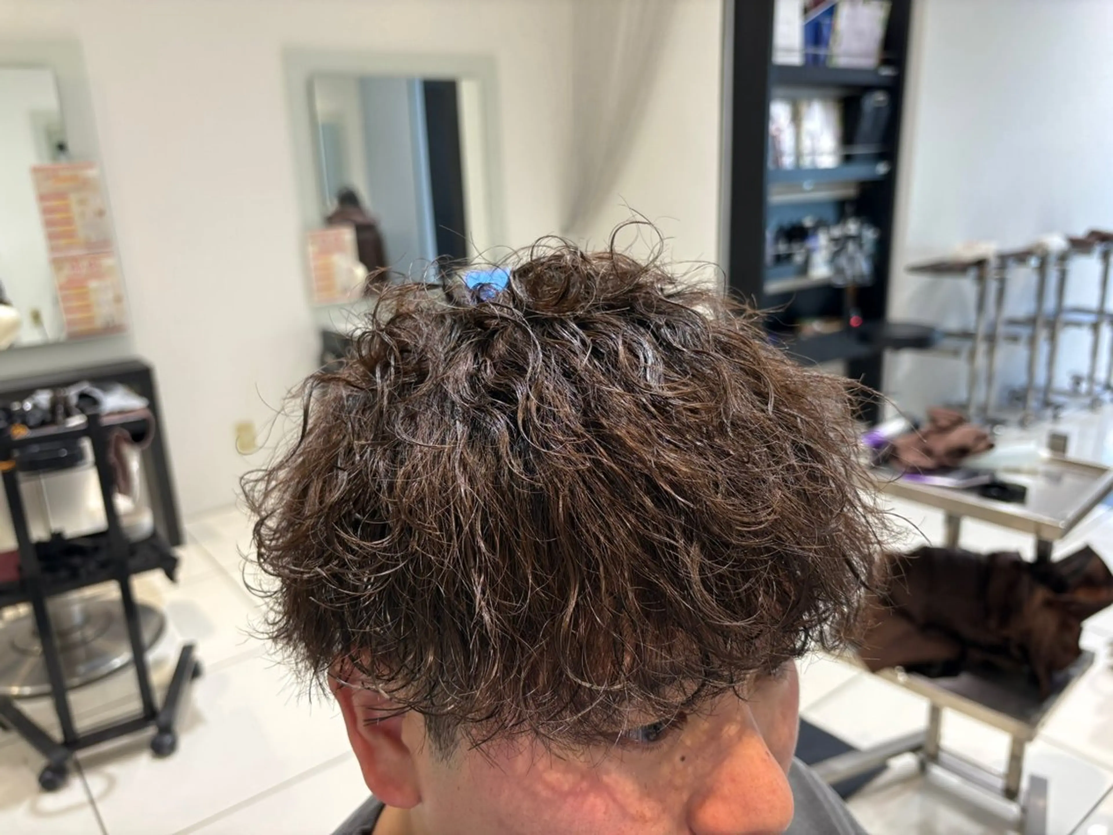 パーマ メンズ カット パーマ トリートメント 渡辺 広輝のヘアスタイル