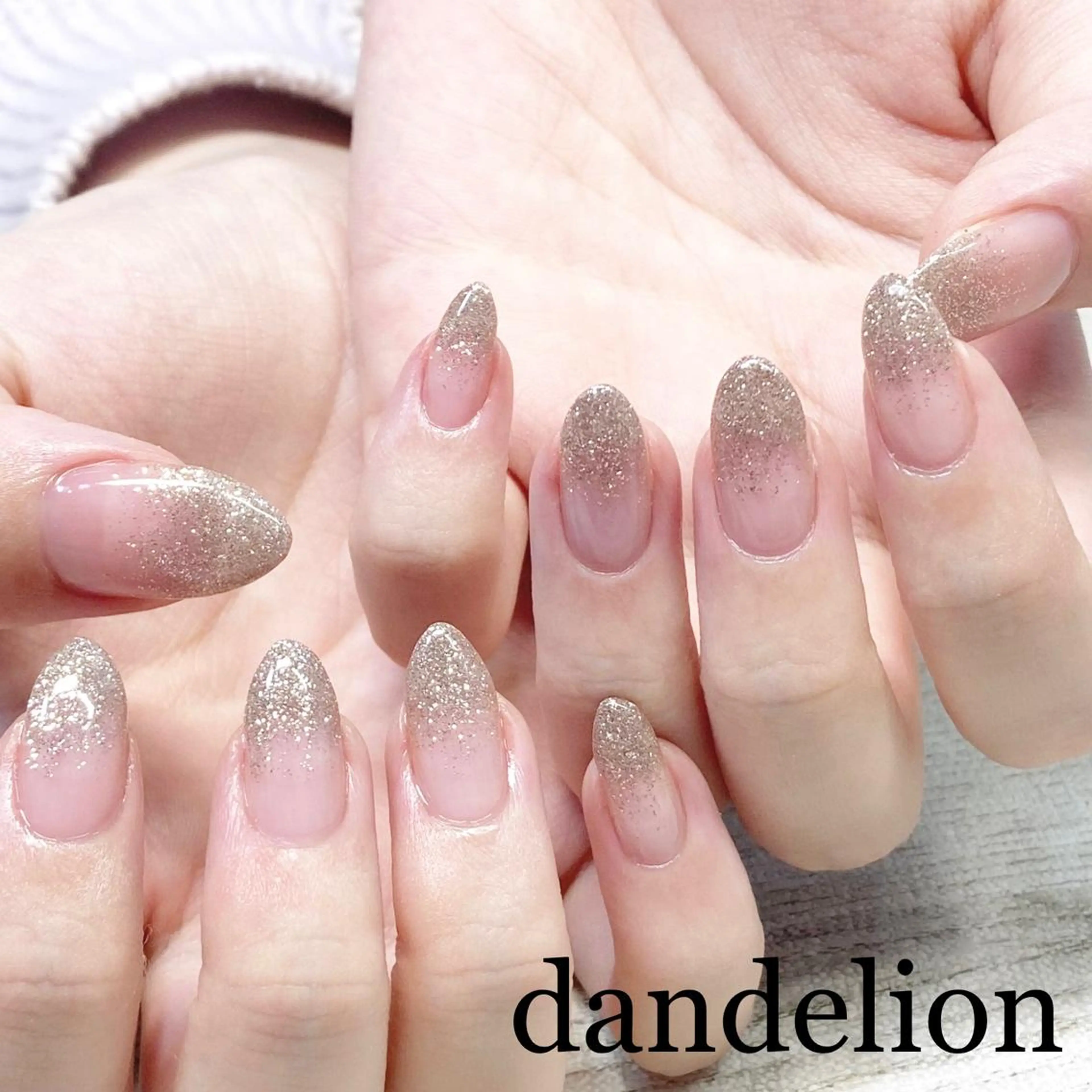 ネイル ハンドネイル ハンドケア dandelion ダンデライオンのネイルデザイン