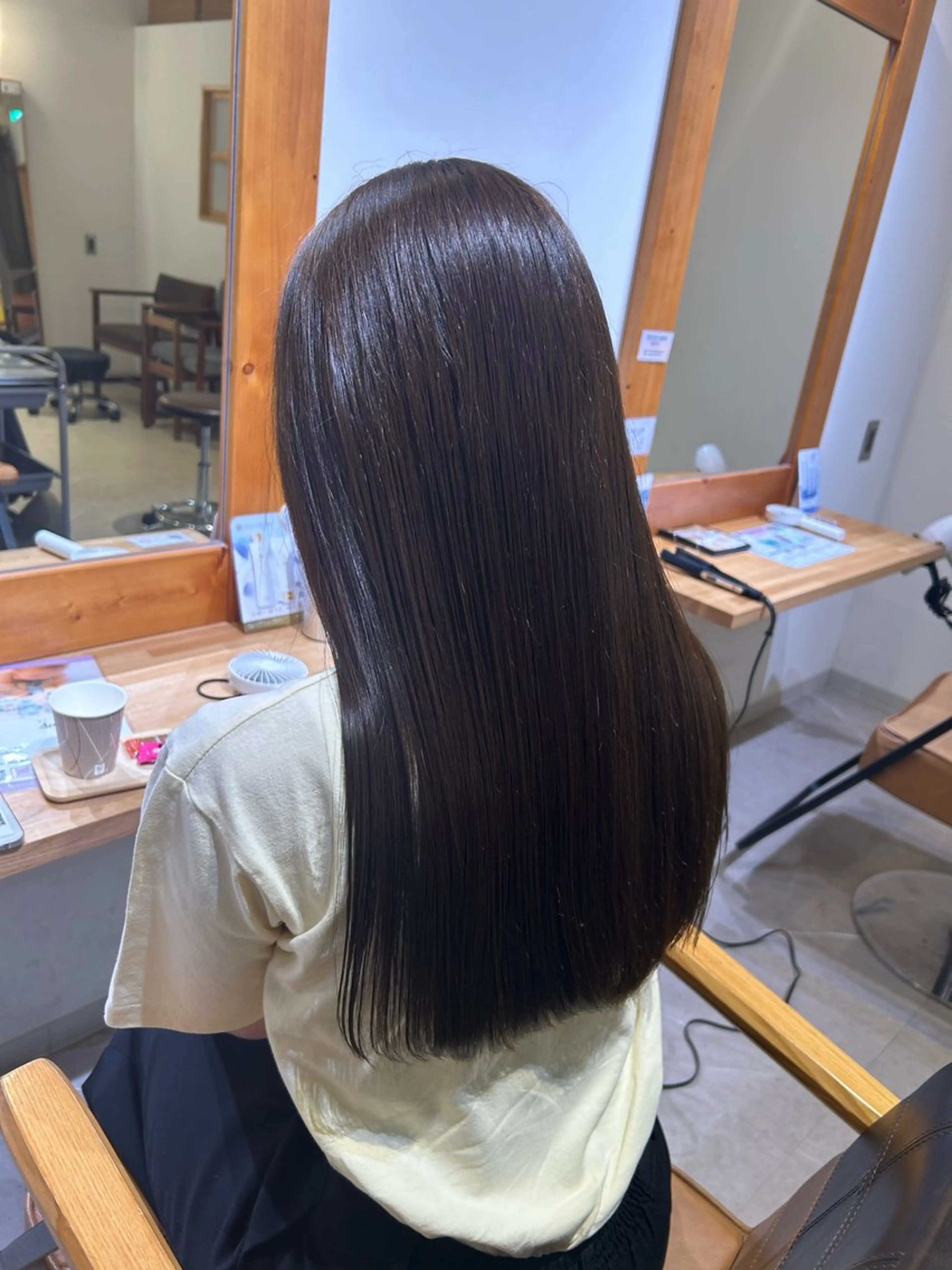 ロング 縮毛矯正 トリートメント カット 縮毛矯正 SHICUNE /ミホのヘアスタイル