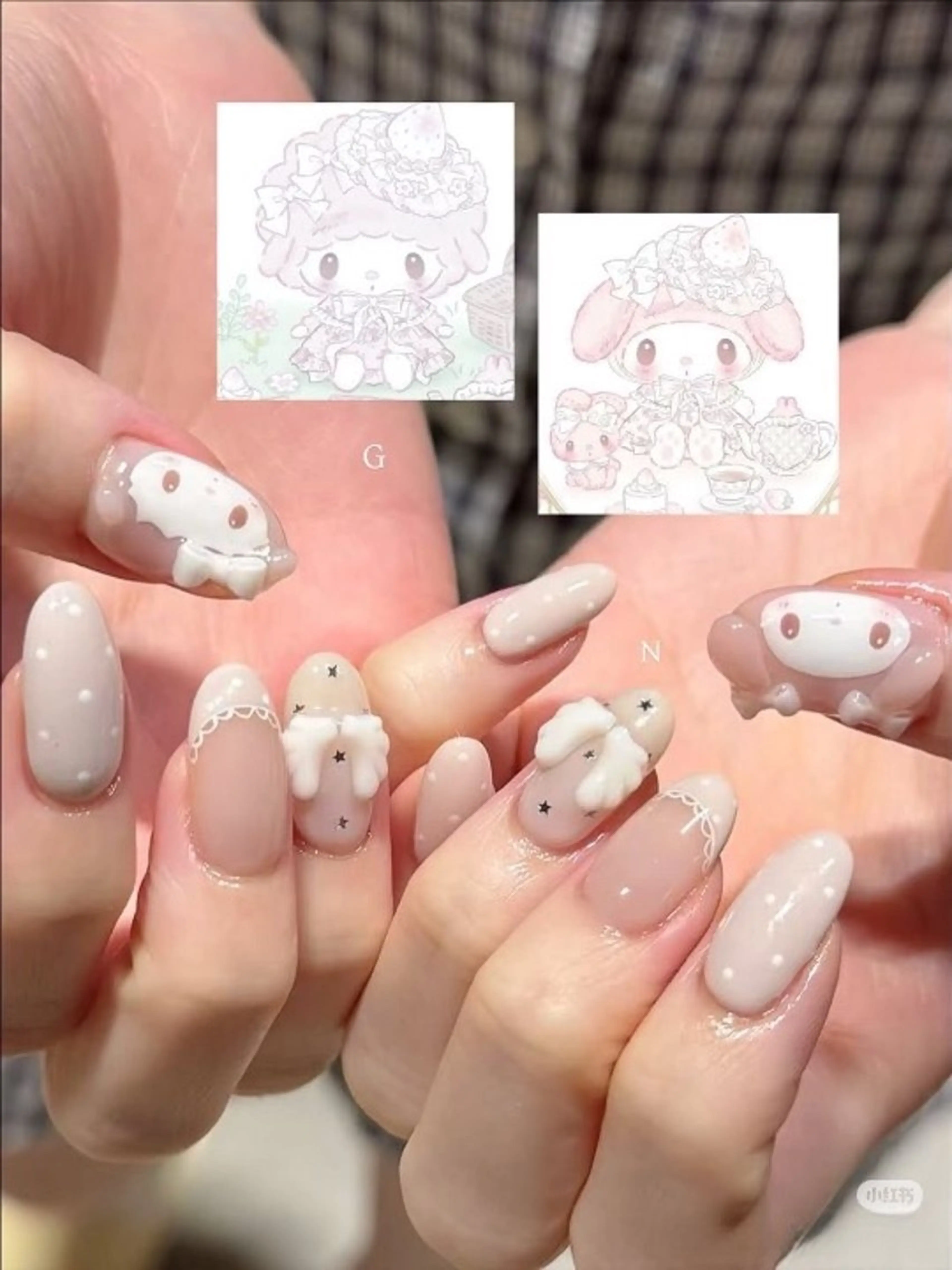 カラー グラデーションカラー ピンクカラー ハンドネイル AIN Nailのネイルデザイン