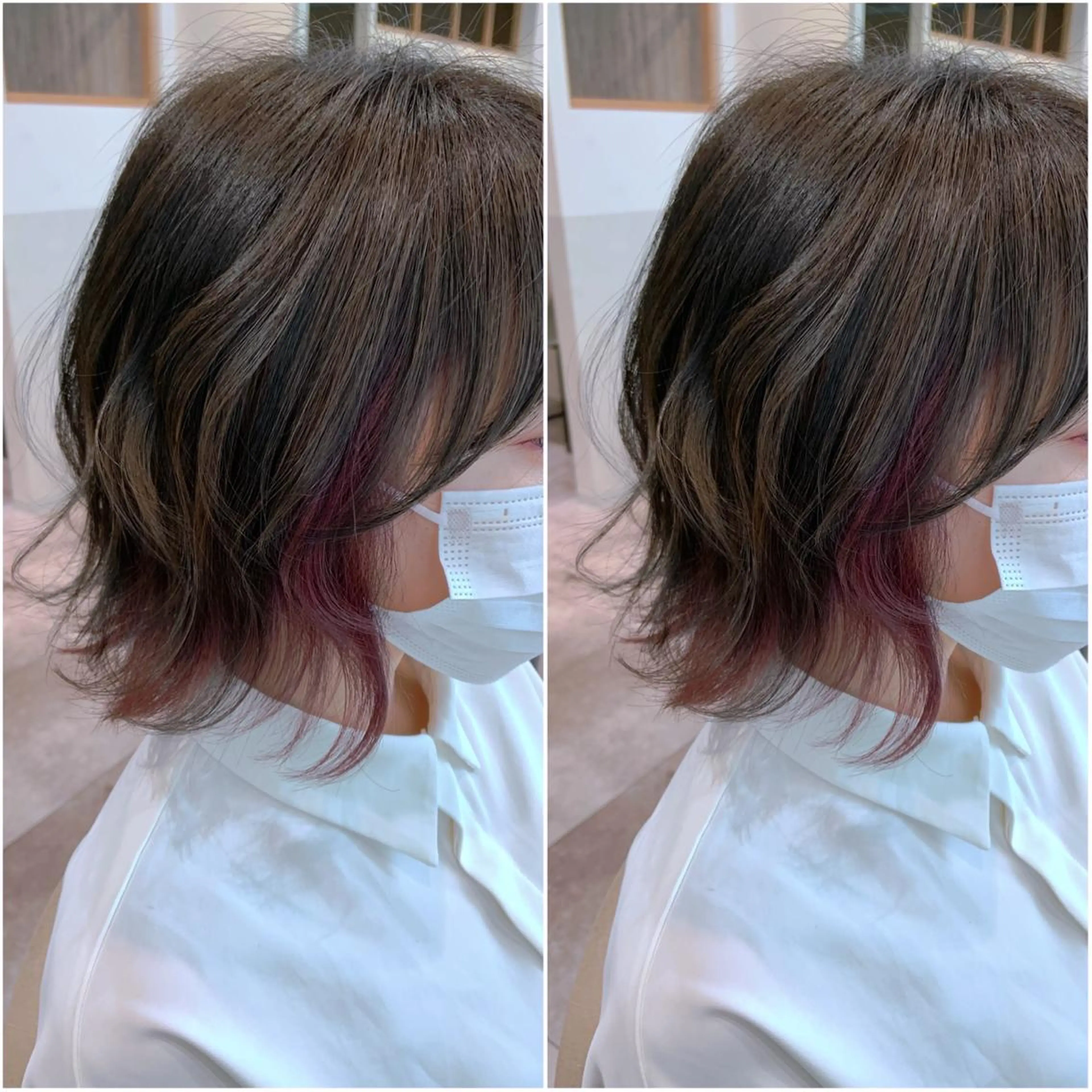 ショート カラー ヘアアレンジ ブリーチ カット ヘアカラー トリートメント 韓国hair🦋 Nanaのヘアスタイル