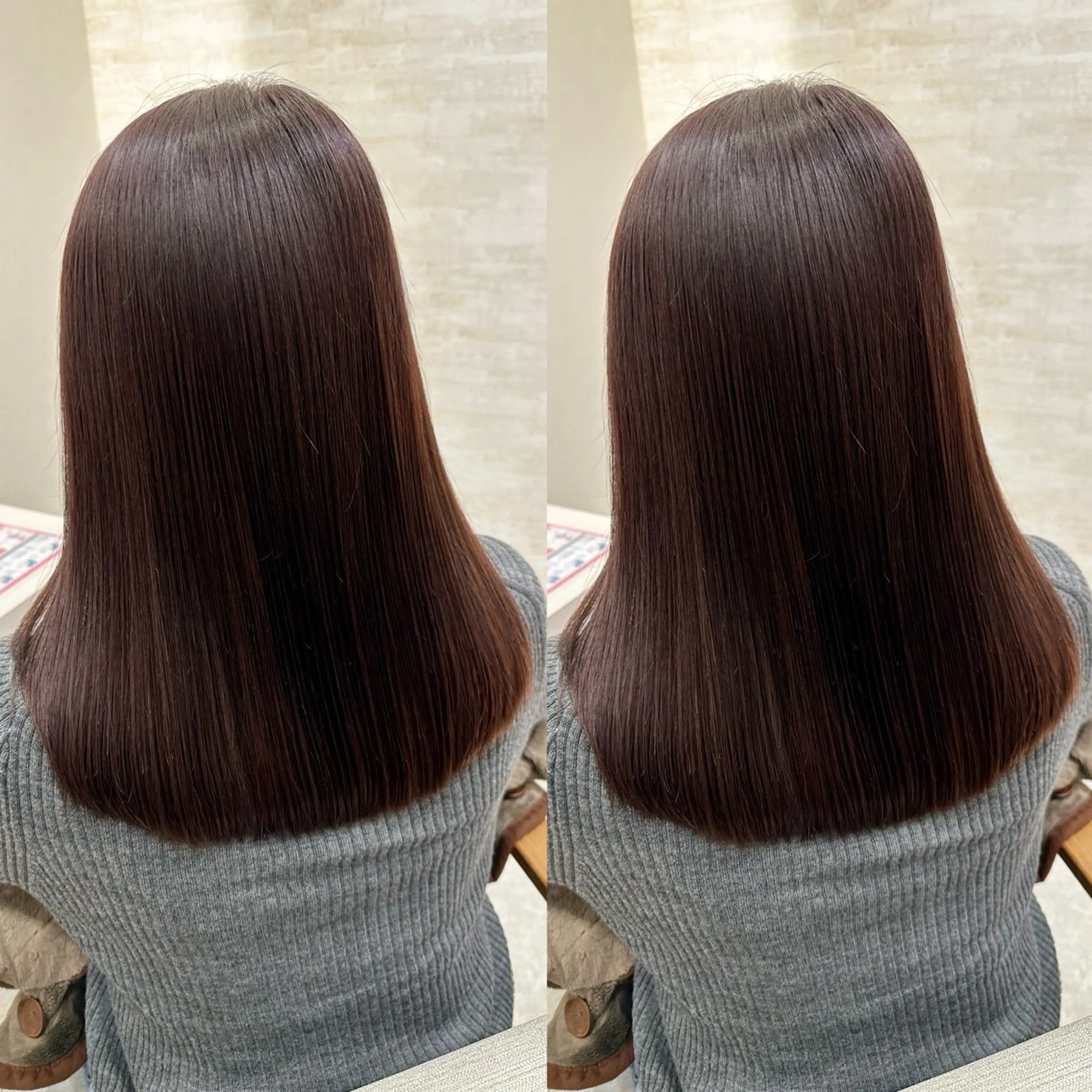 💡NEW💡【テレビで話題の最新髪質改善】カット+質感再整カラー+質感再整トリートメントの写真